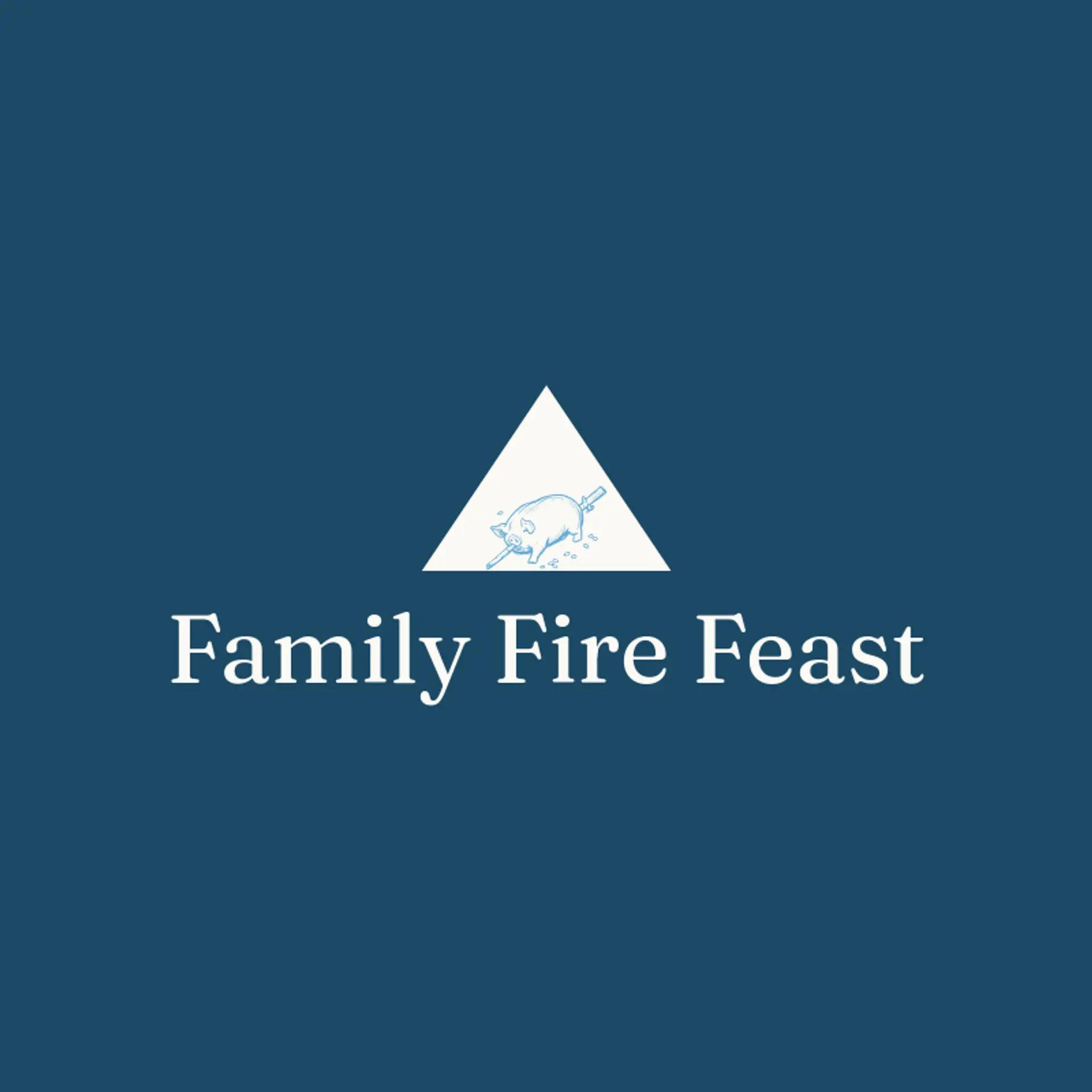 Family Fire Feast logo for lechon