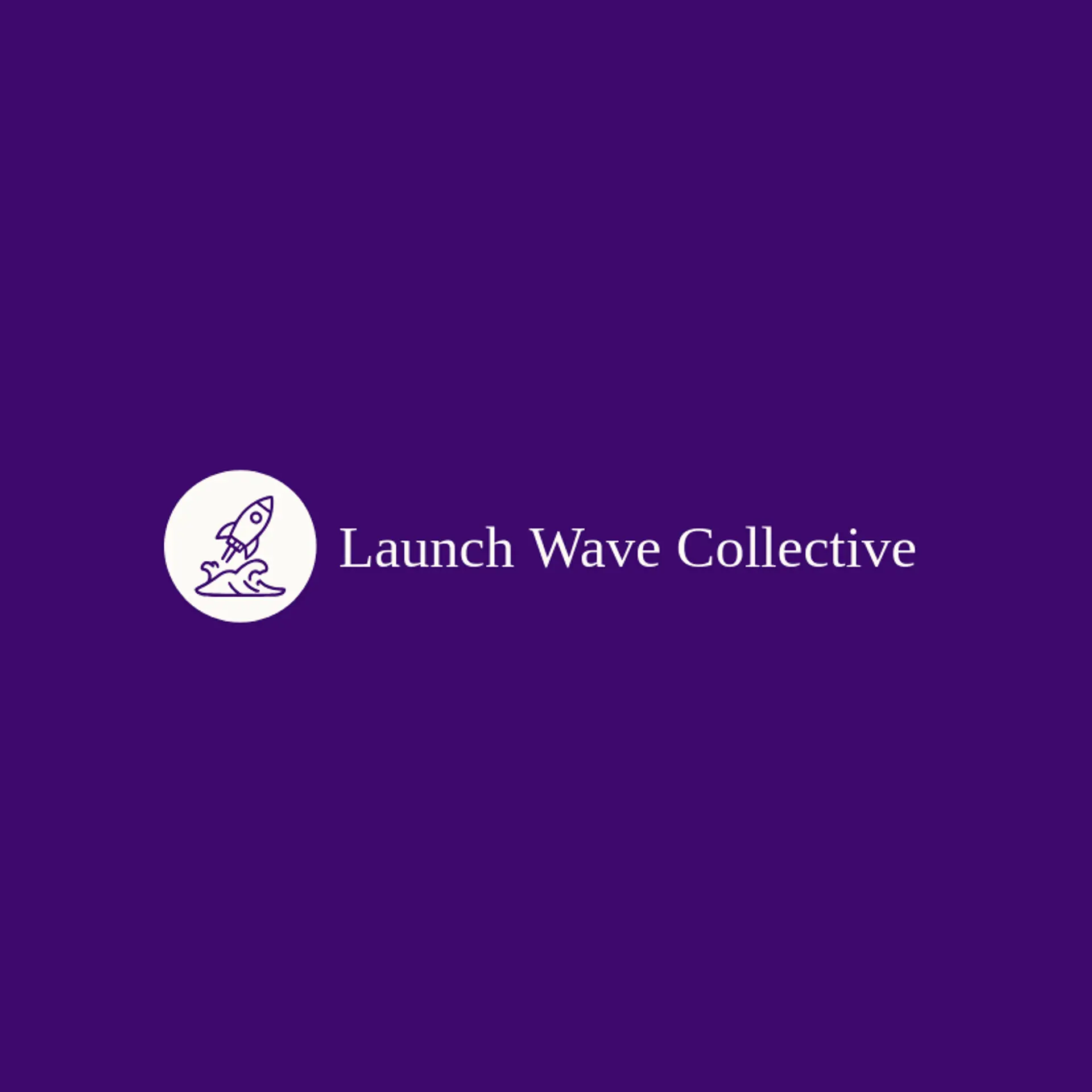 Launch Wave Collective logo for launch