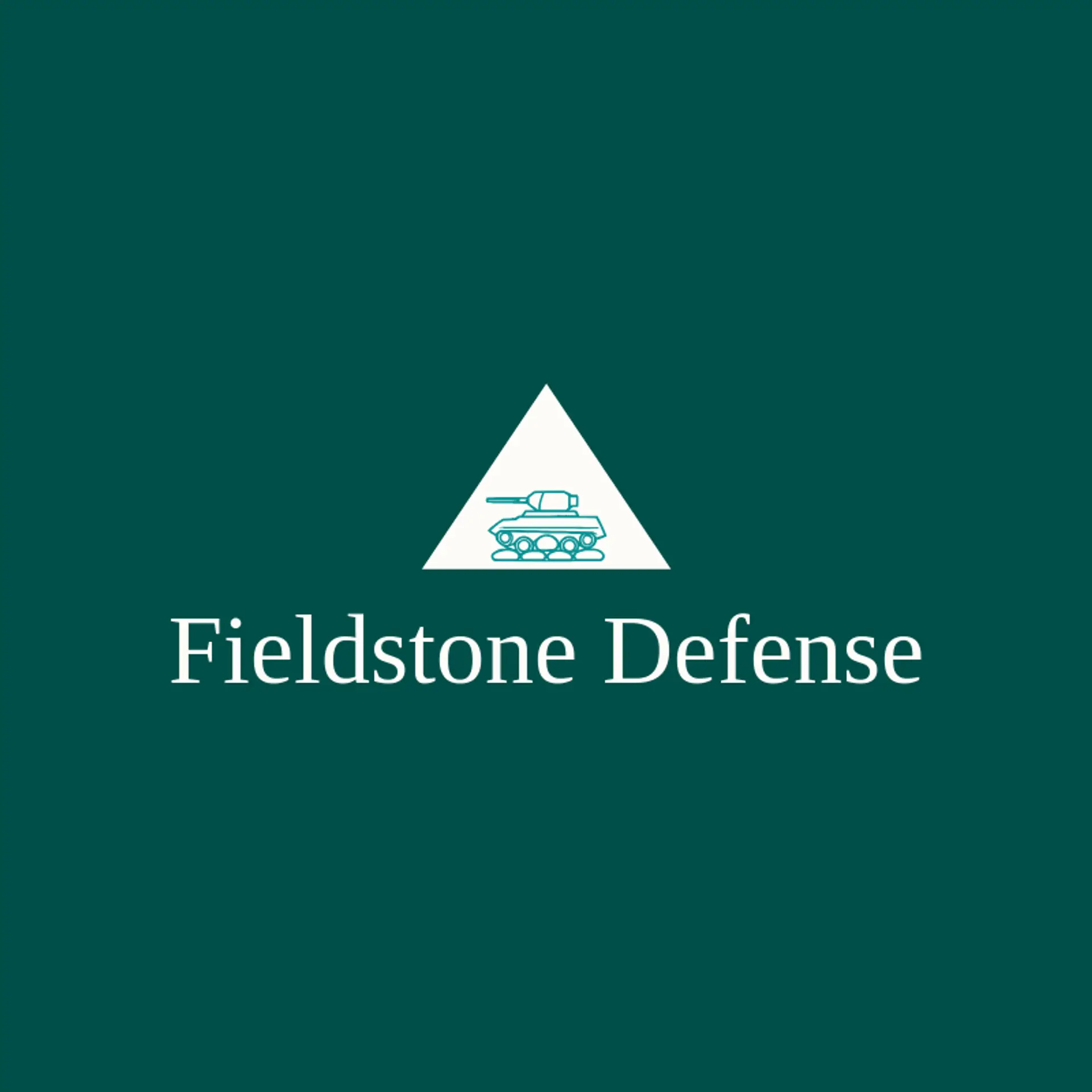Fieldstone Defense logo for tank