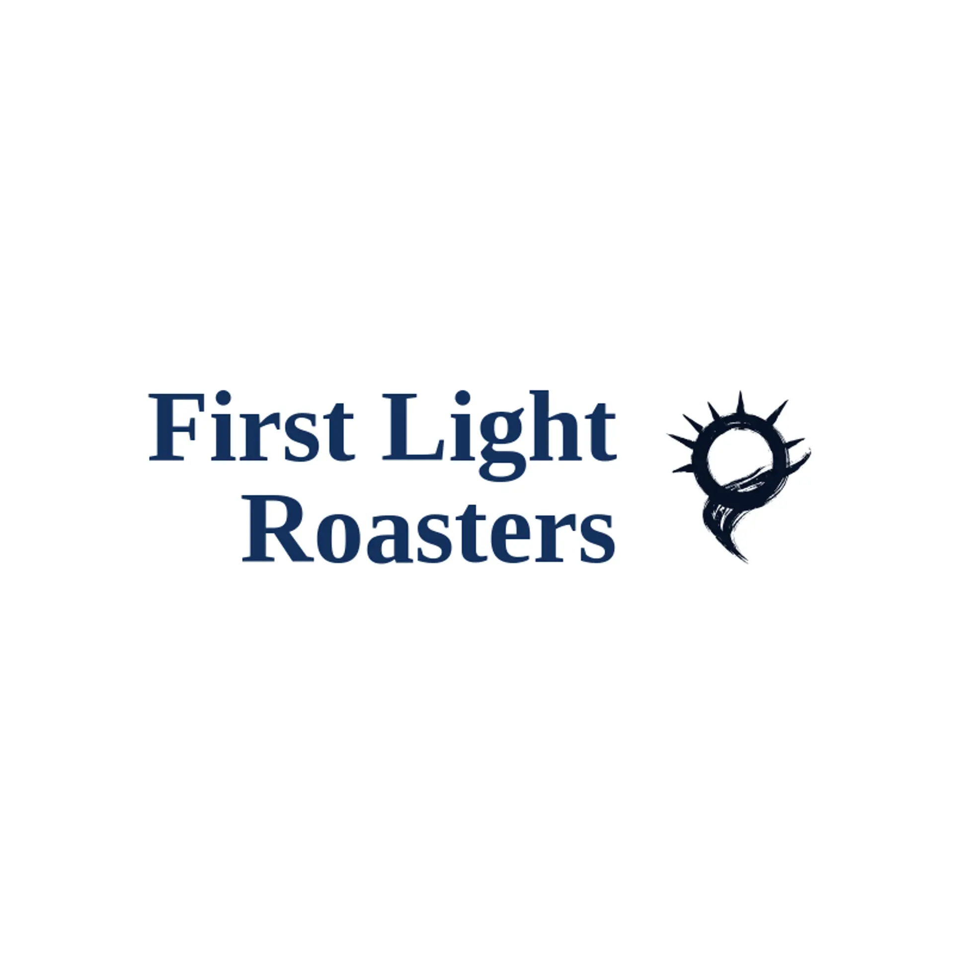 First Light Roasters logo for coffee bean