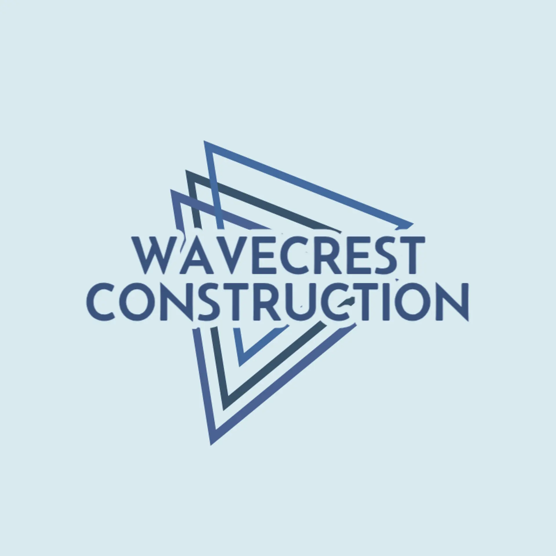 Wavecrest Construction logo for commercial construction