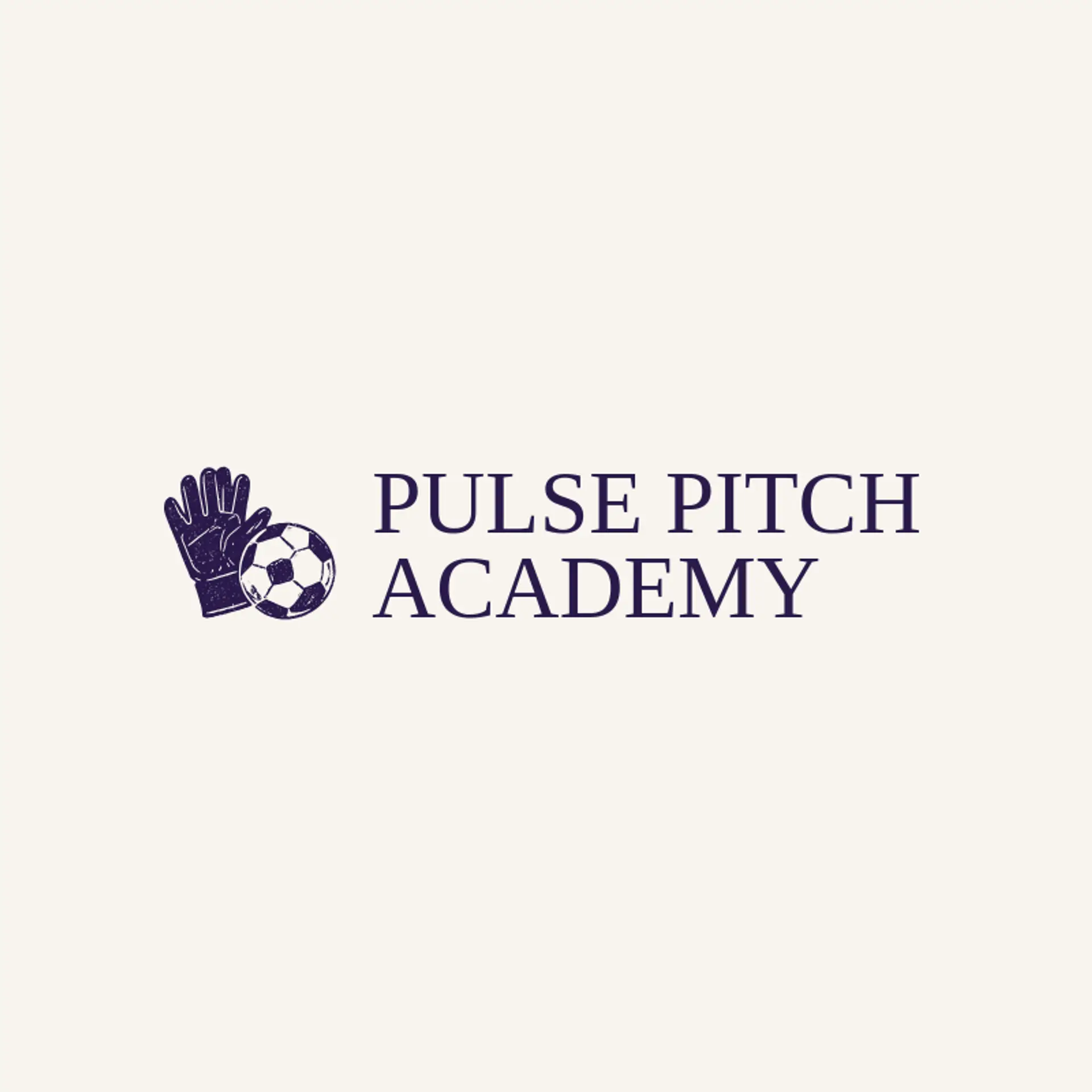 Pulse Pitch Academy logo for soccer ball