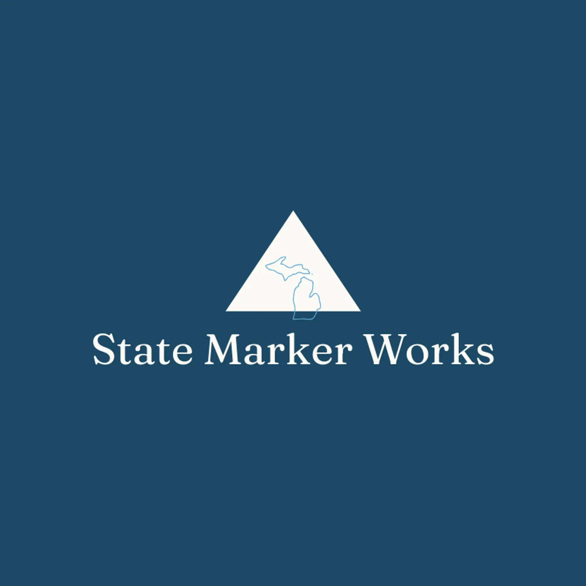 State Marker Works logo for state