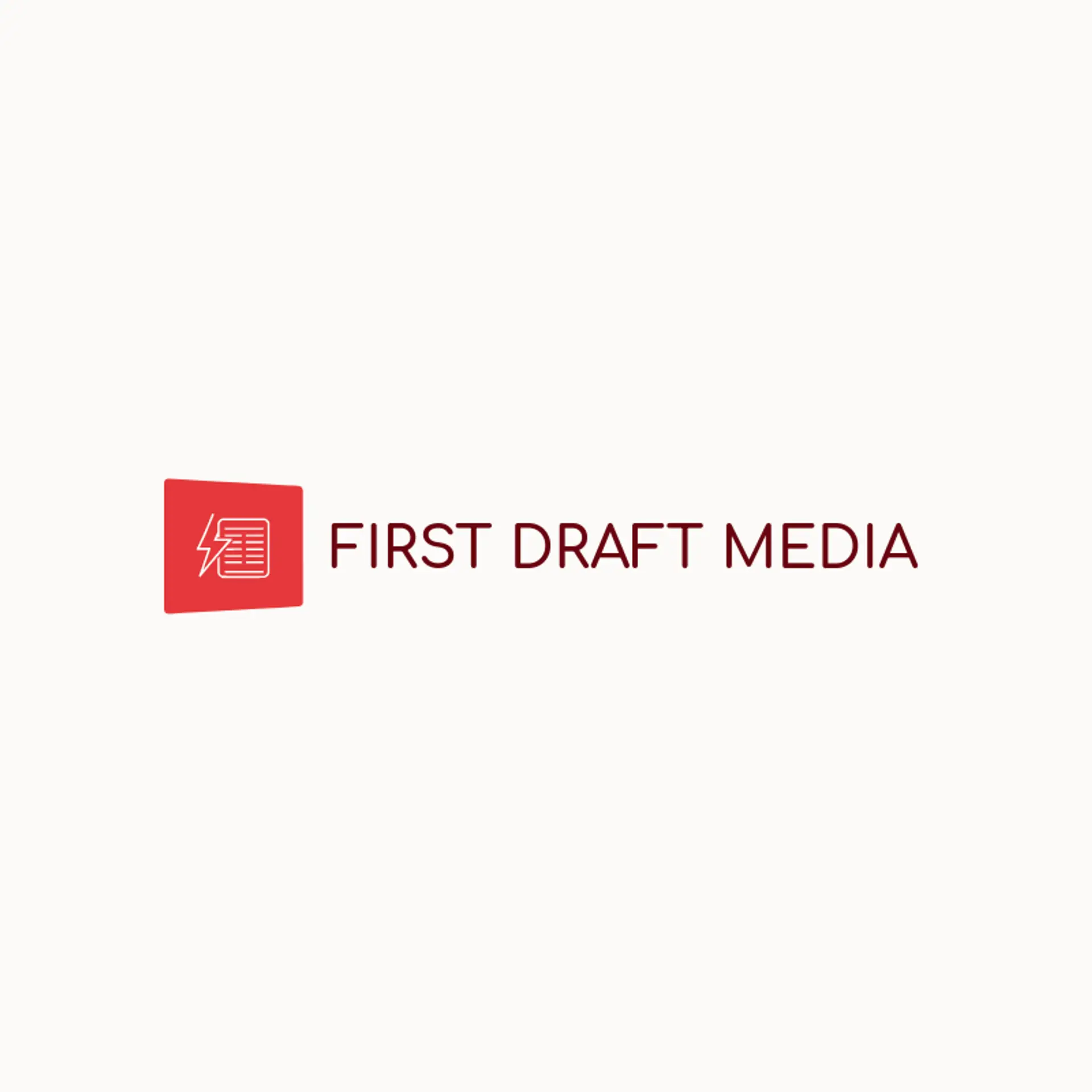 First Draft Media logo for news channel