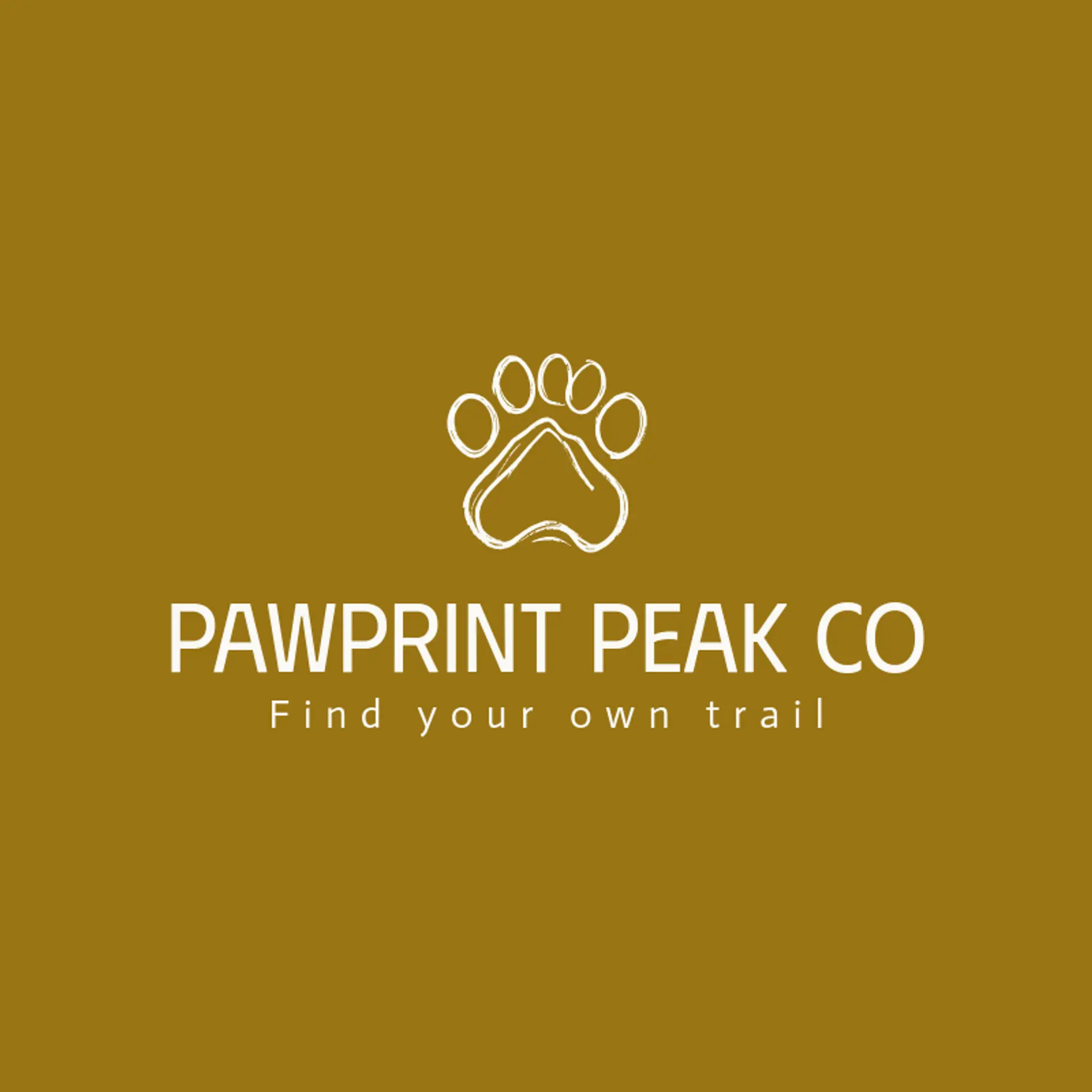 Pawprint Peak Co logo for beast