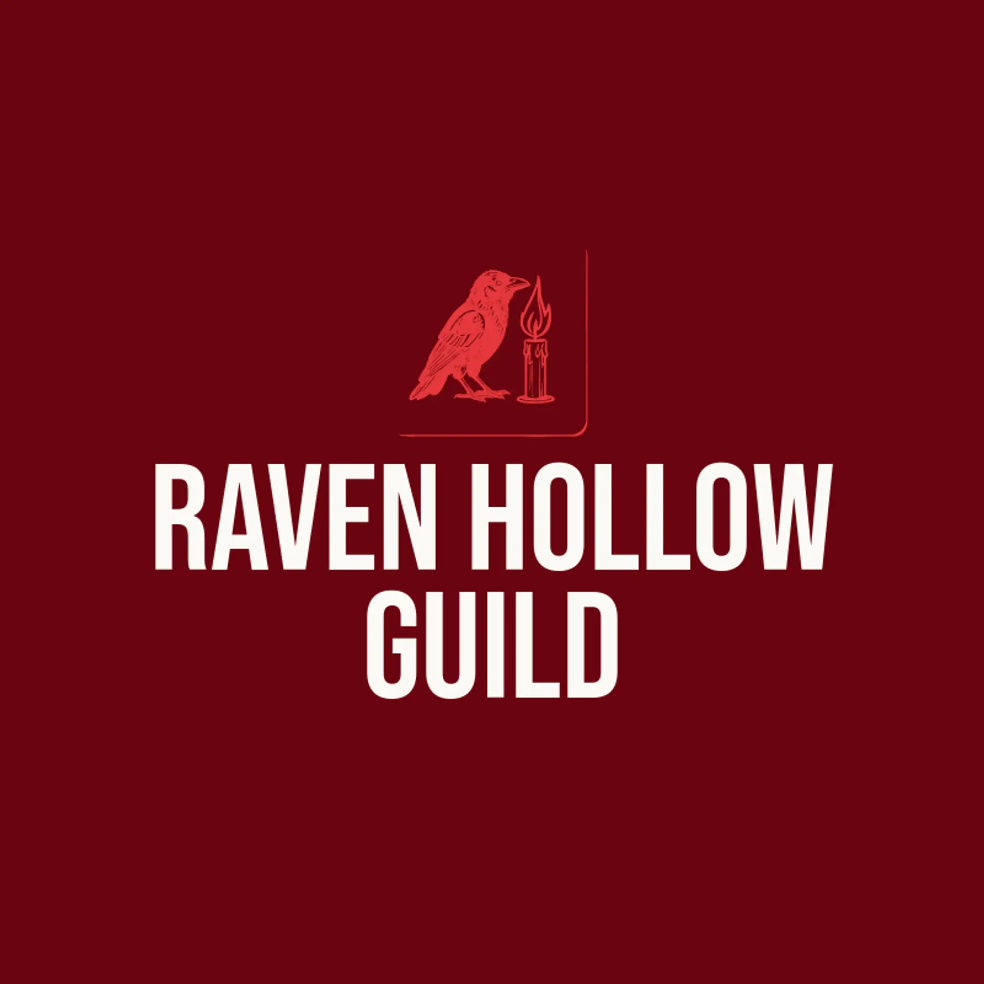 Raven Hollow Guild logo for halloween