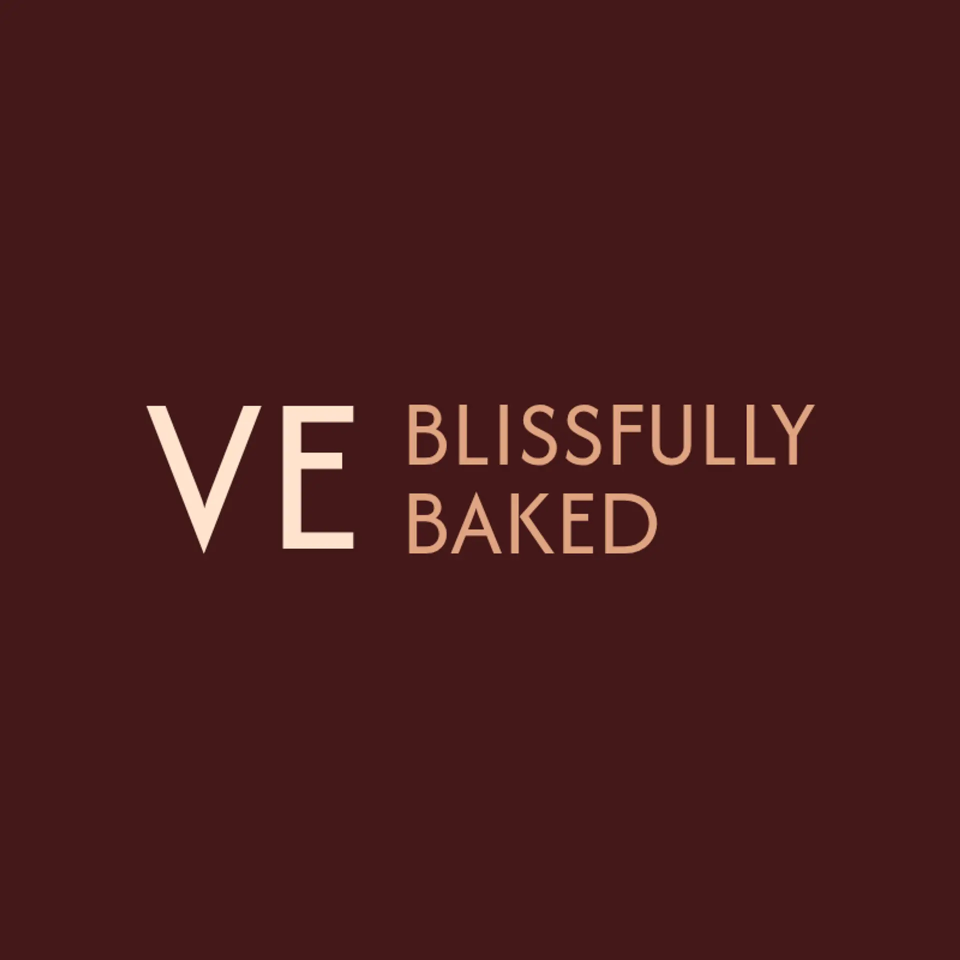 Blissfully Baked logo for unique bakery