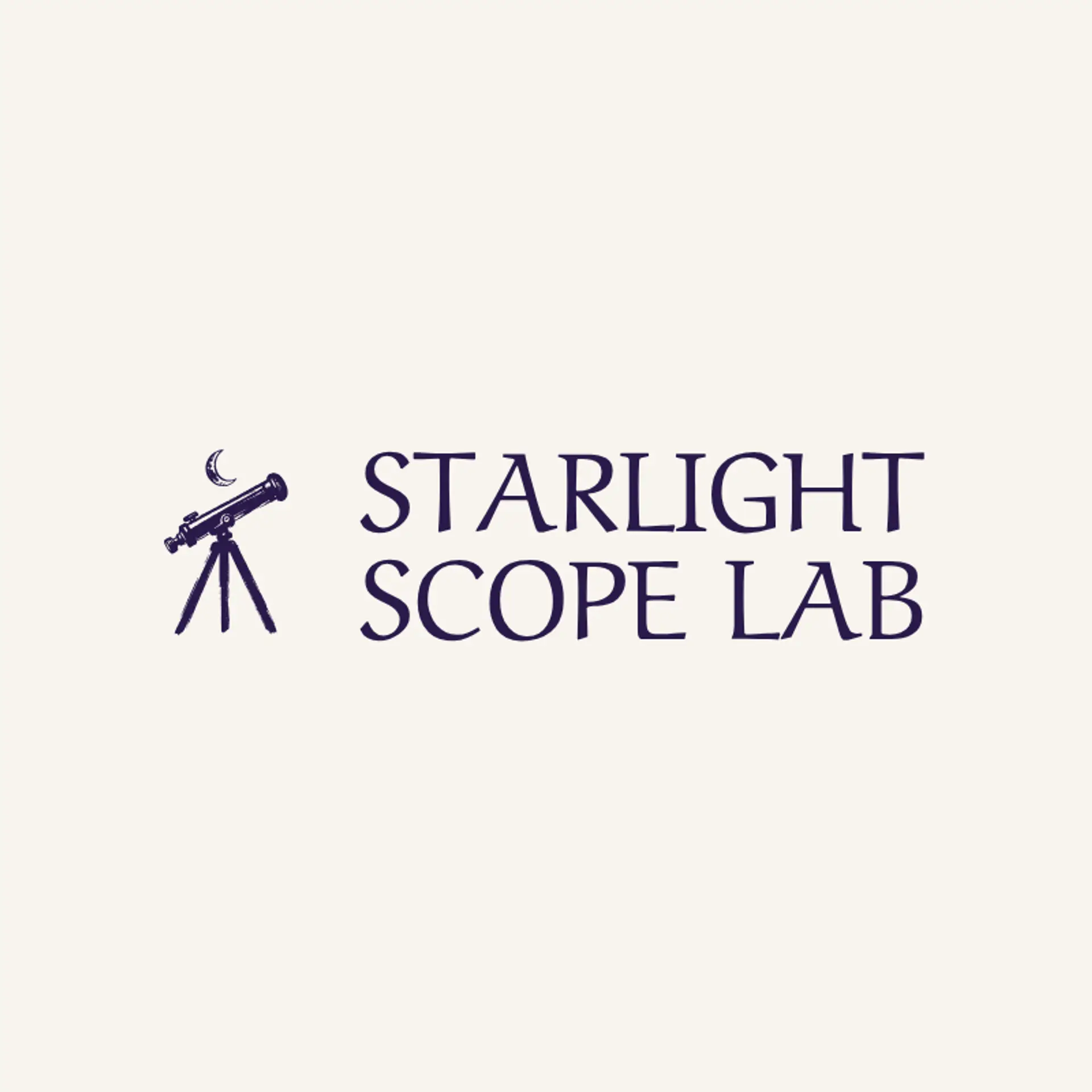 Starlight Scope Lab logo for moon
