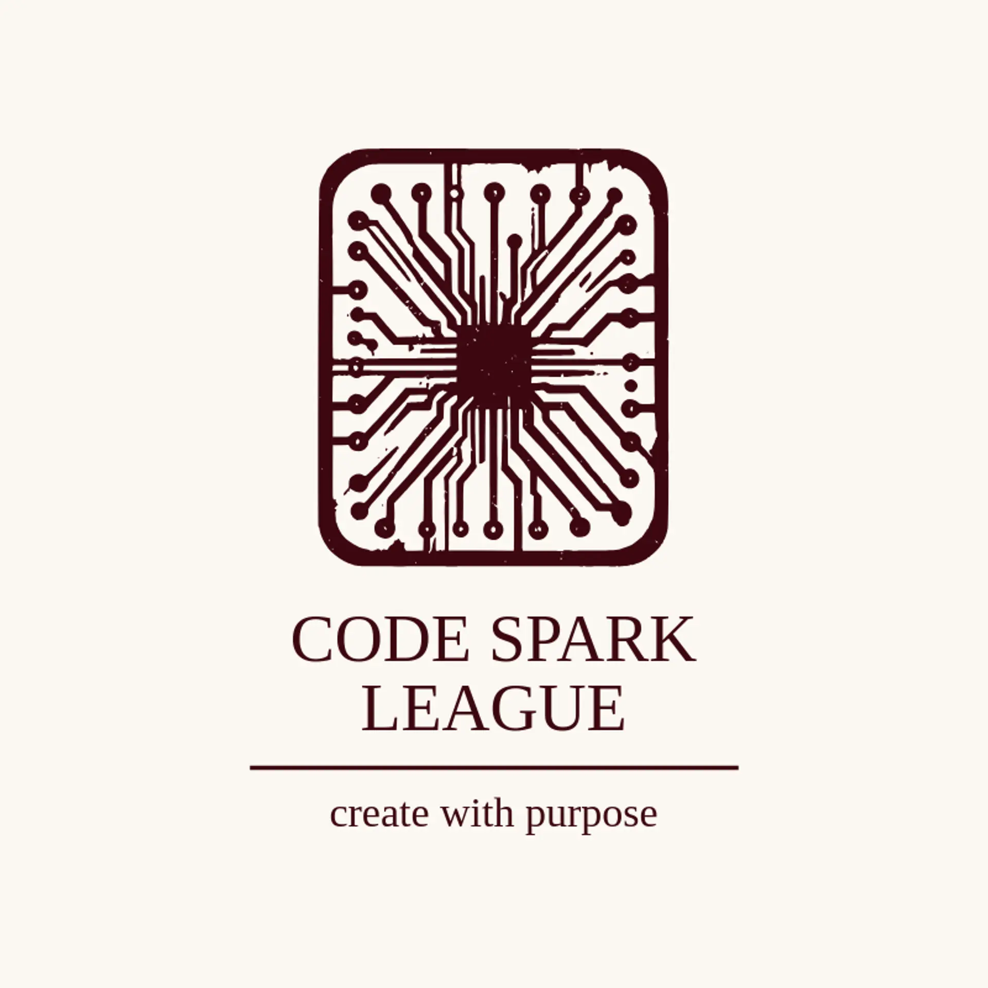 Code Spark League logo for nerd