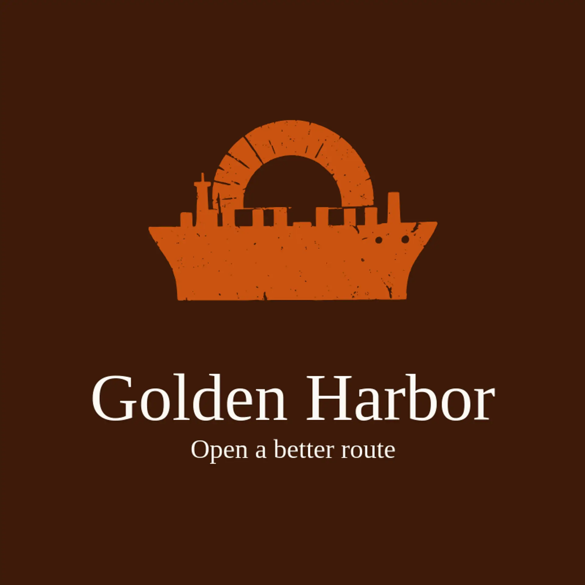 Golden Harbor logo for shipping