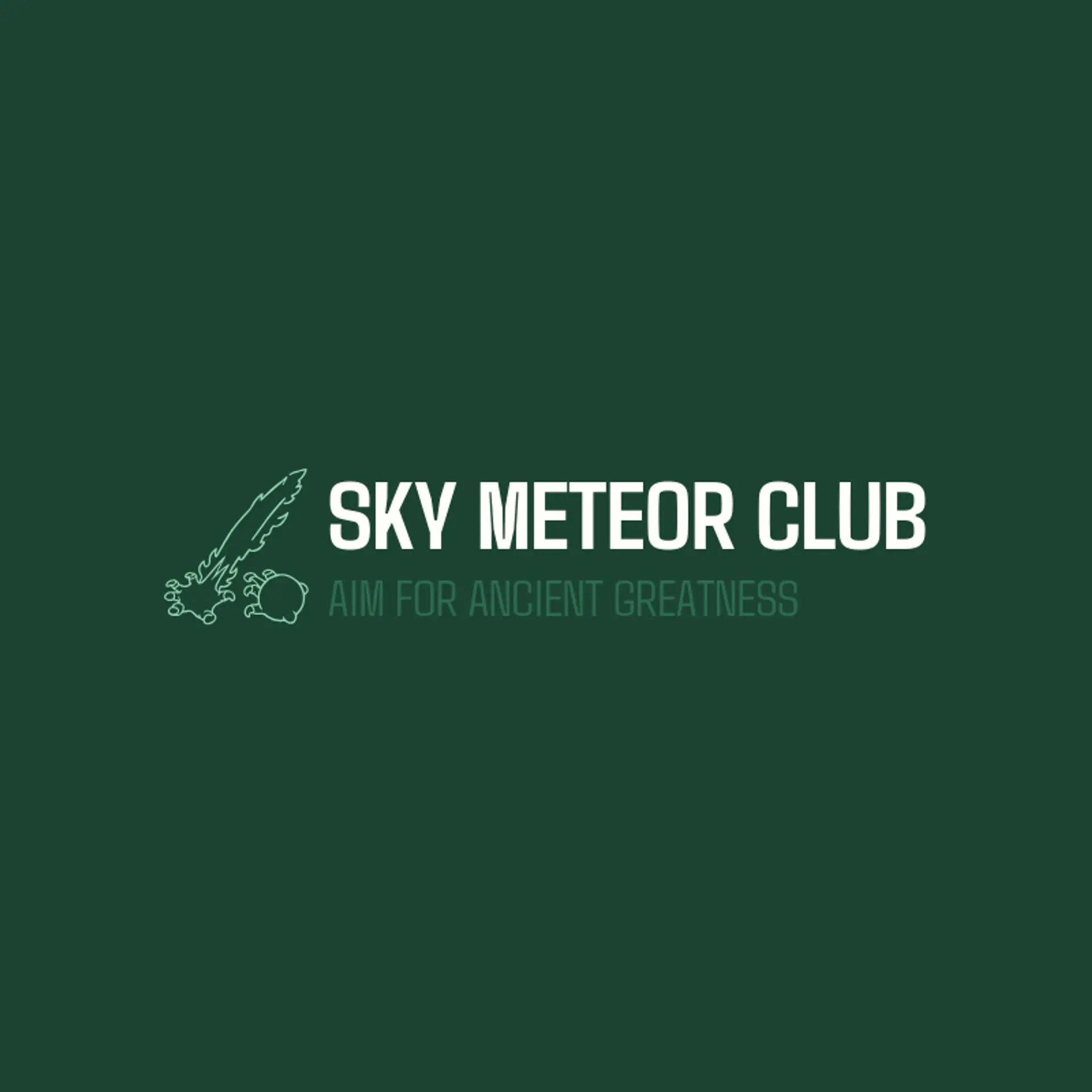 Sky Meteor Club logo for dinosaur