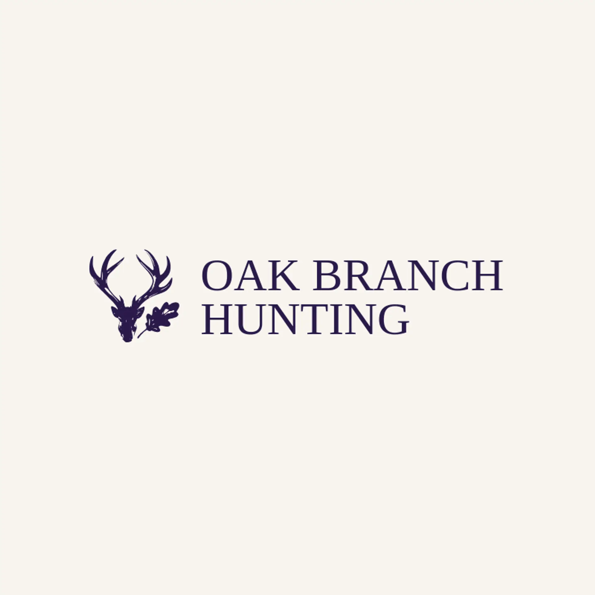 Oak Branch Hunting logo for deer hunting