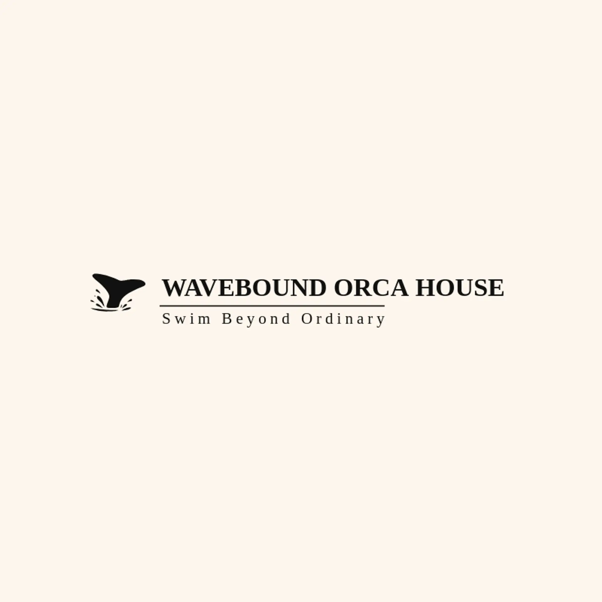 Wavebound Orca House logo for orca