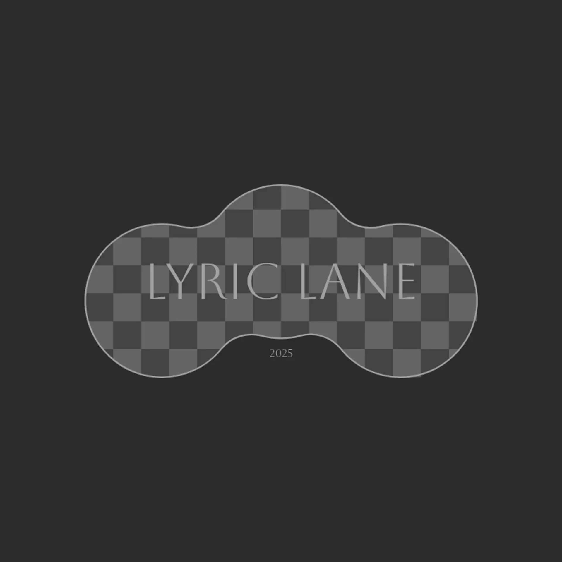 Lyric Lane logo for cool music