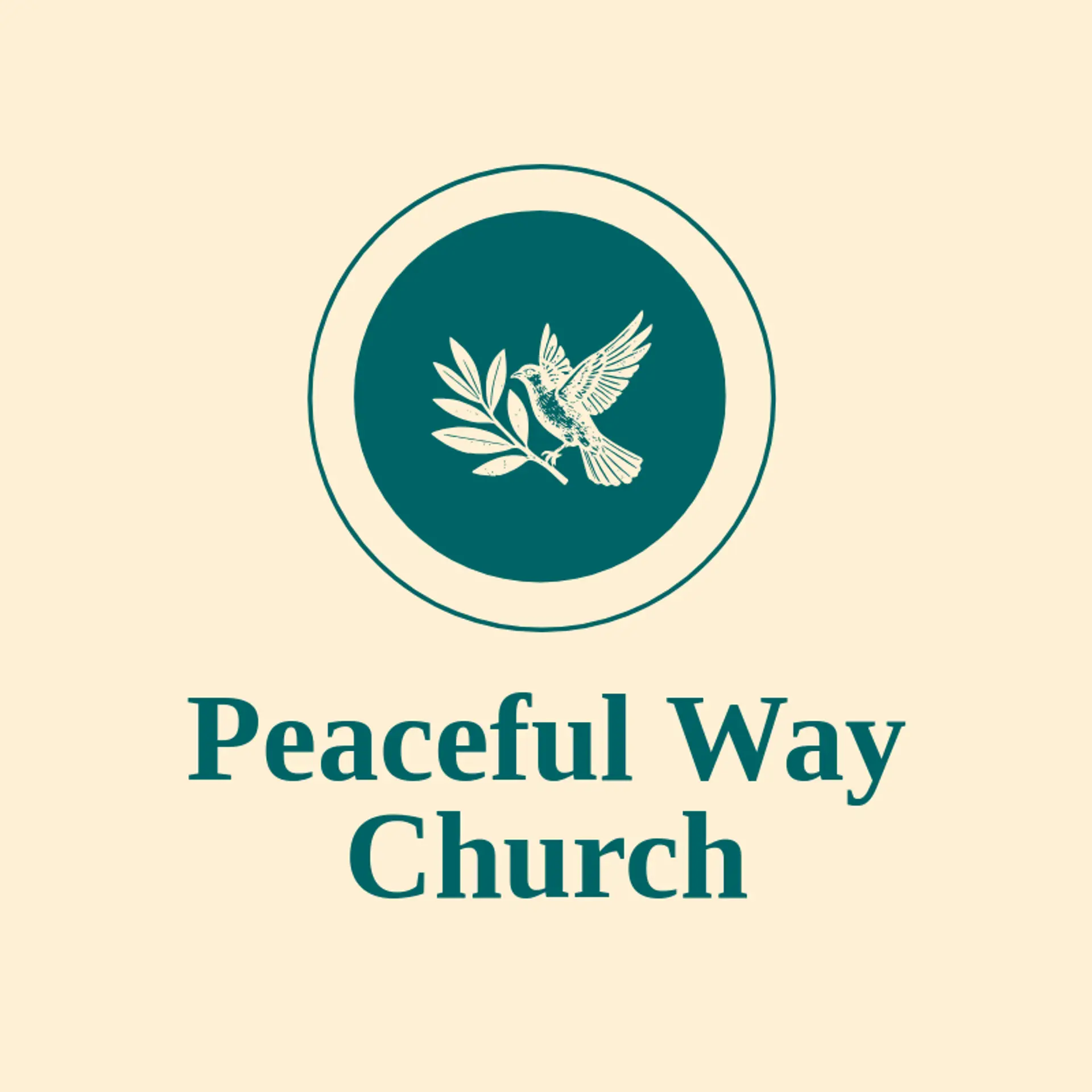 Peaceful Way Church logo for ministry