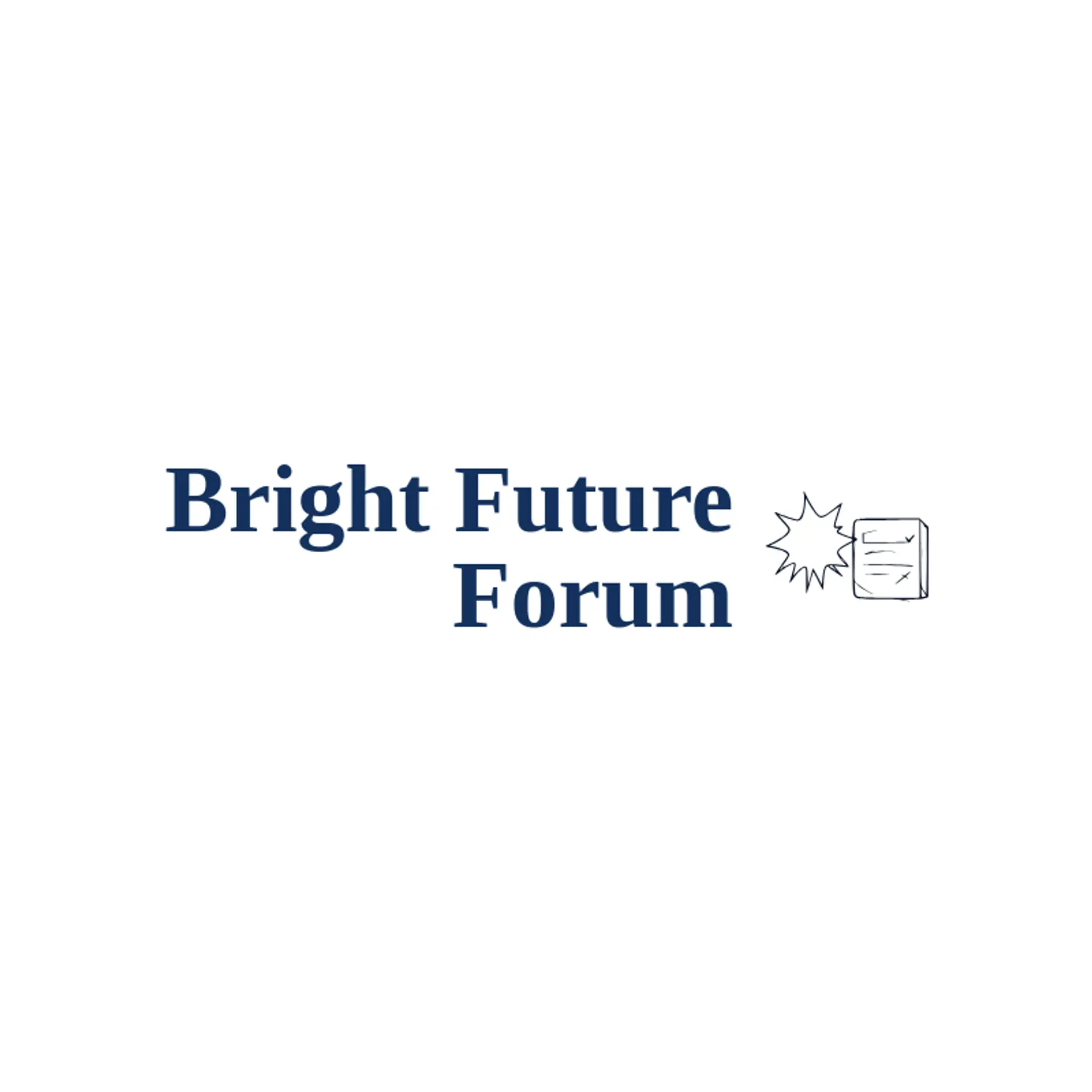 Bright Future Forum logo for democracy