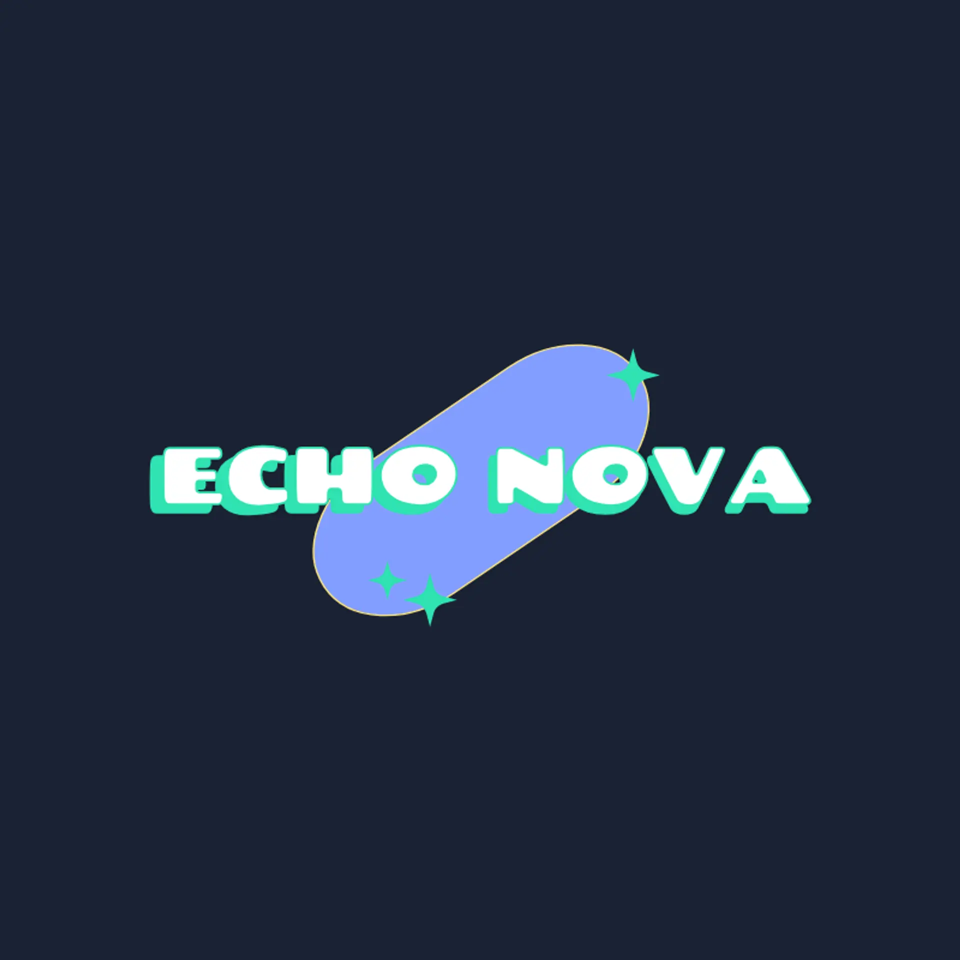Echo Nova logo for music band