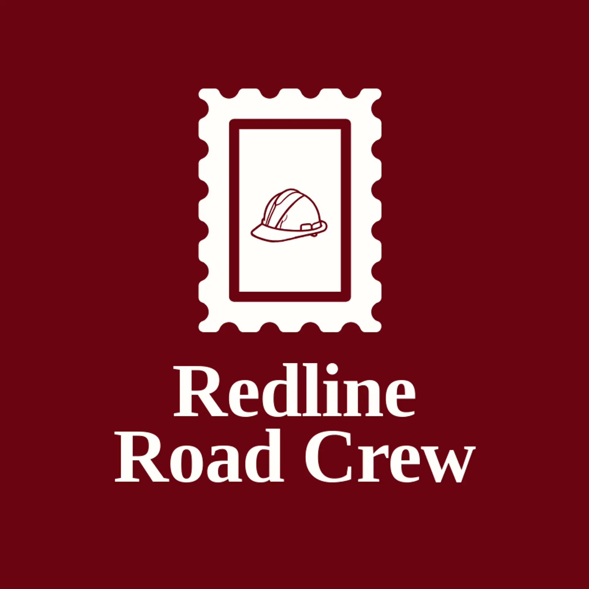 Redline Road Crew logo for hard hat