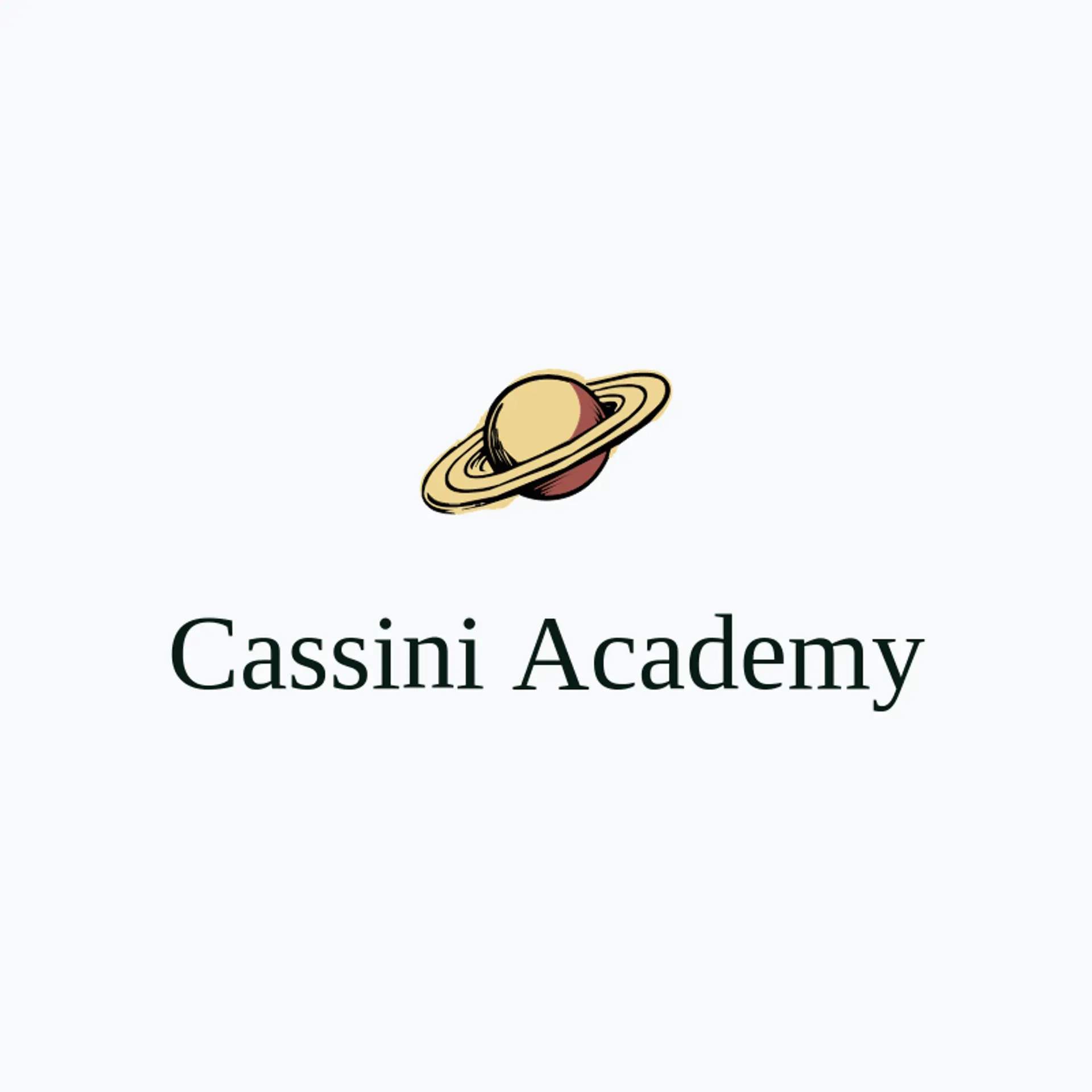 Cassini Academy logo for saturn
