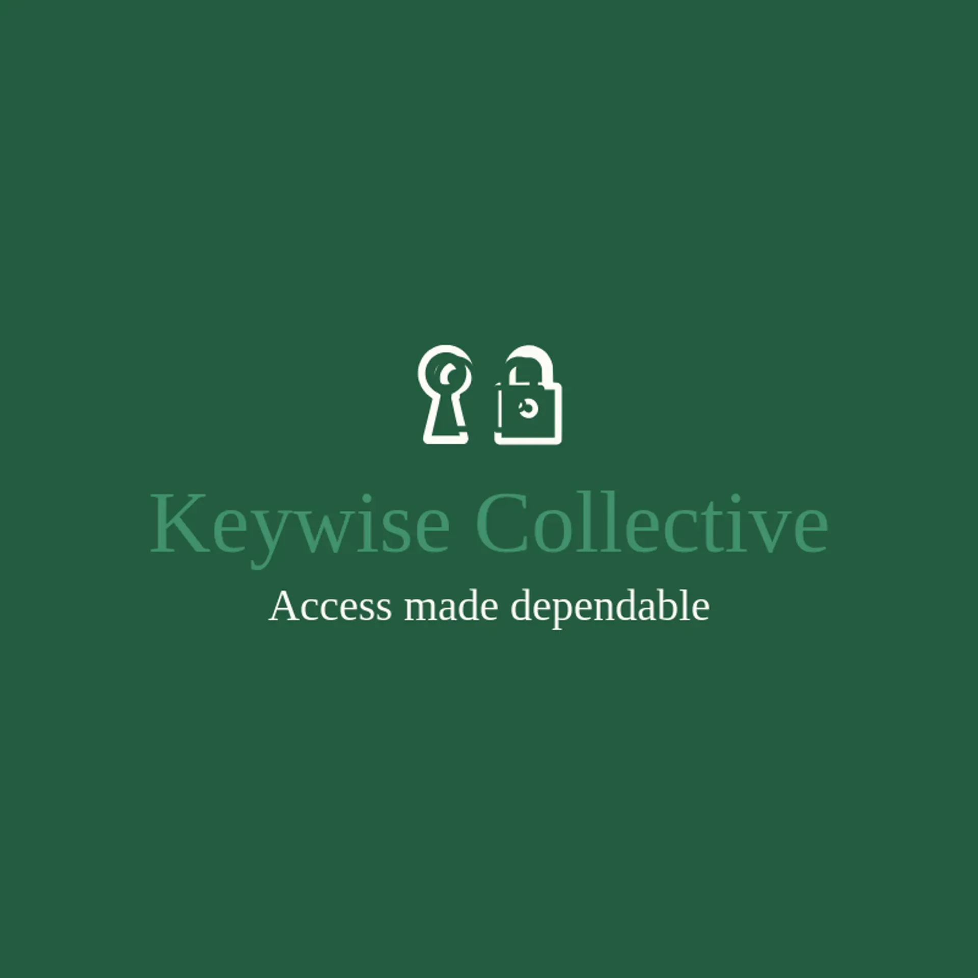 Keywise Collective logo for lock