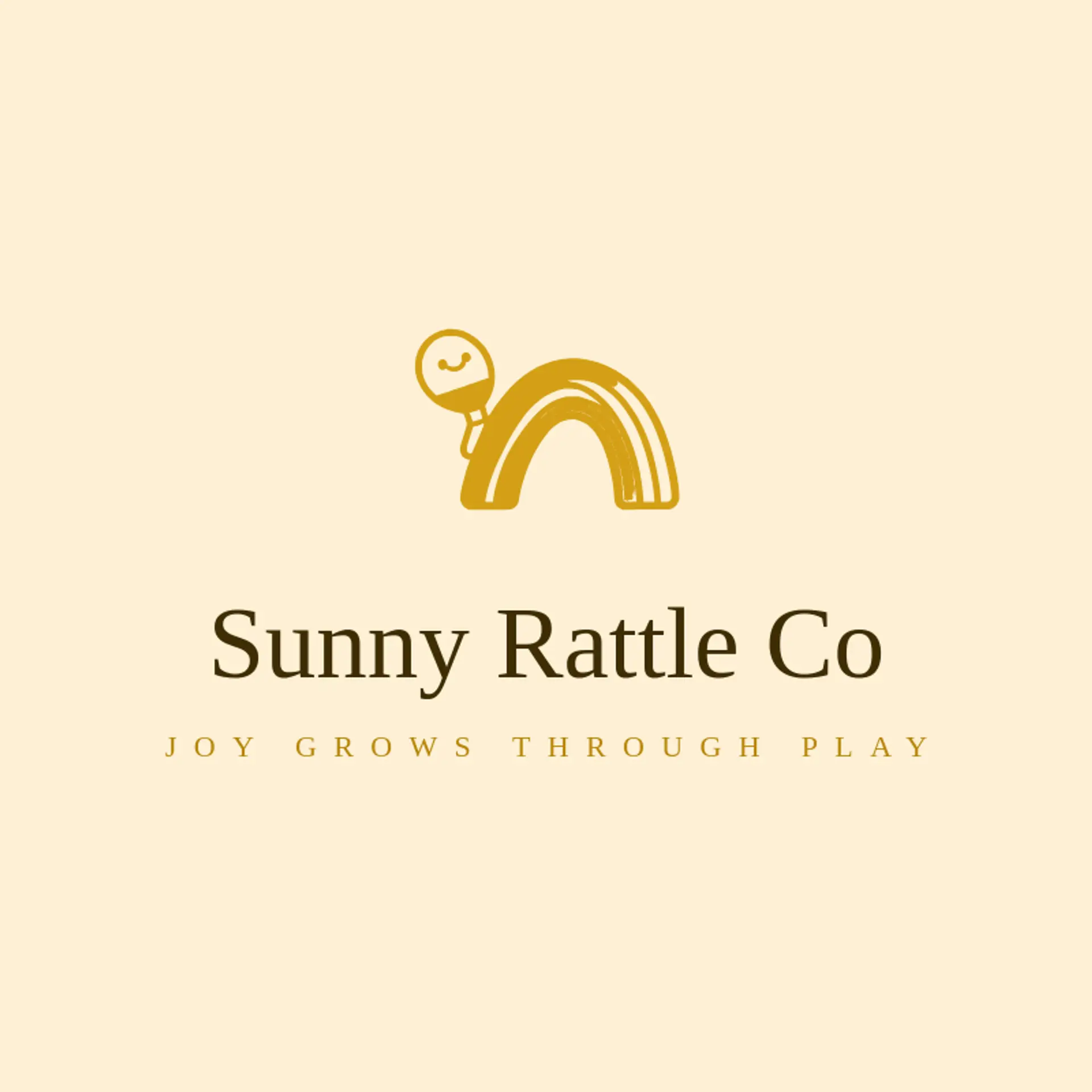 Sunny Rattle Co logo for baby