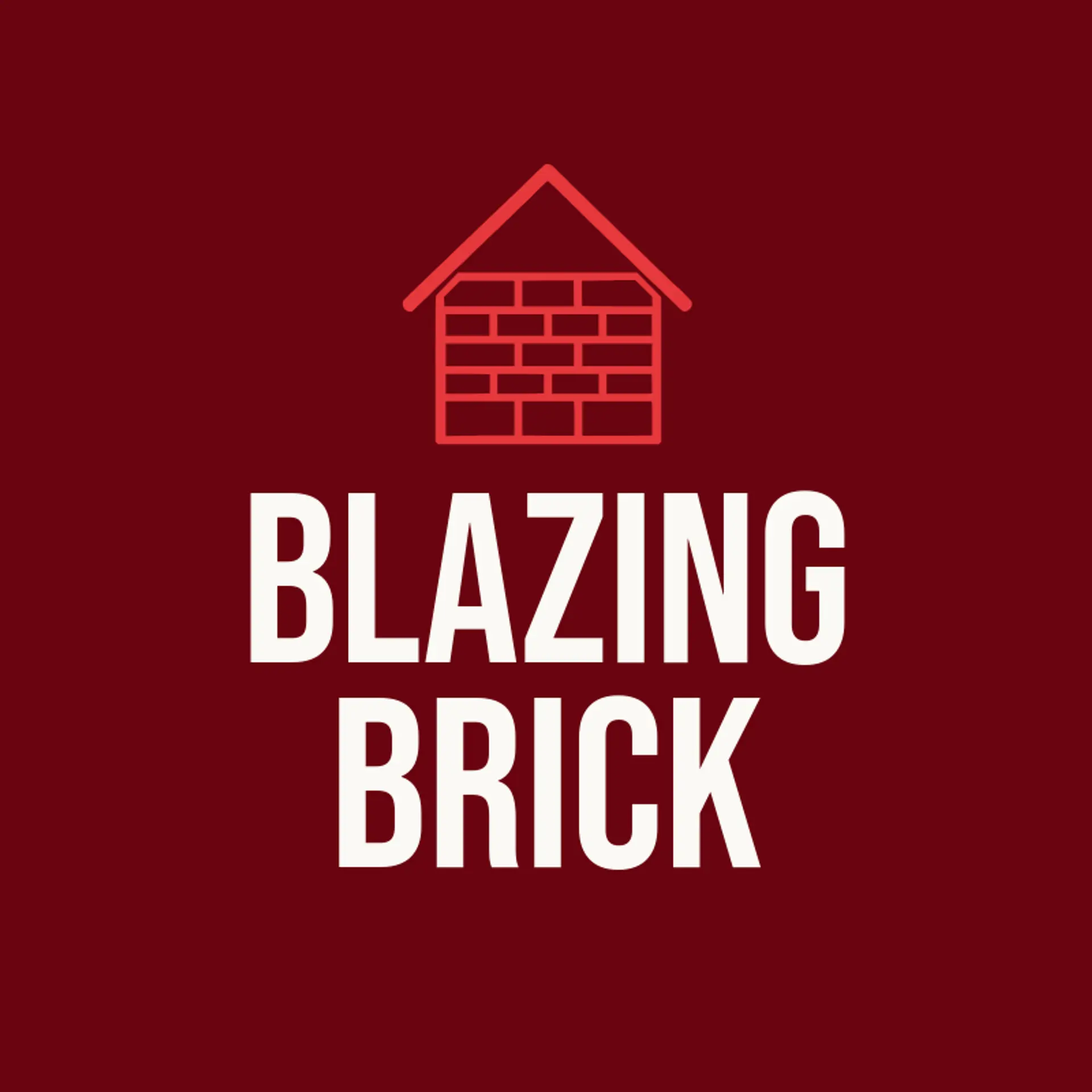 Blazing Brick logo for house
