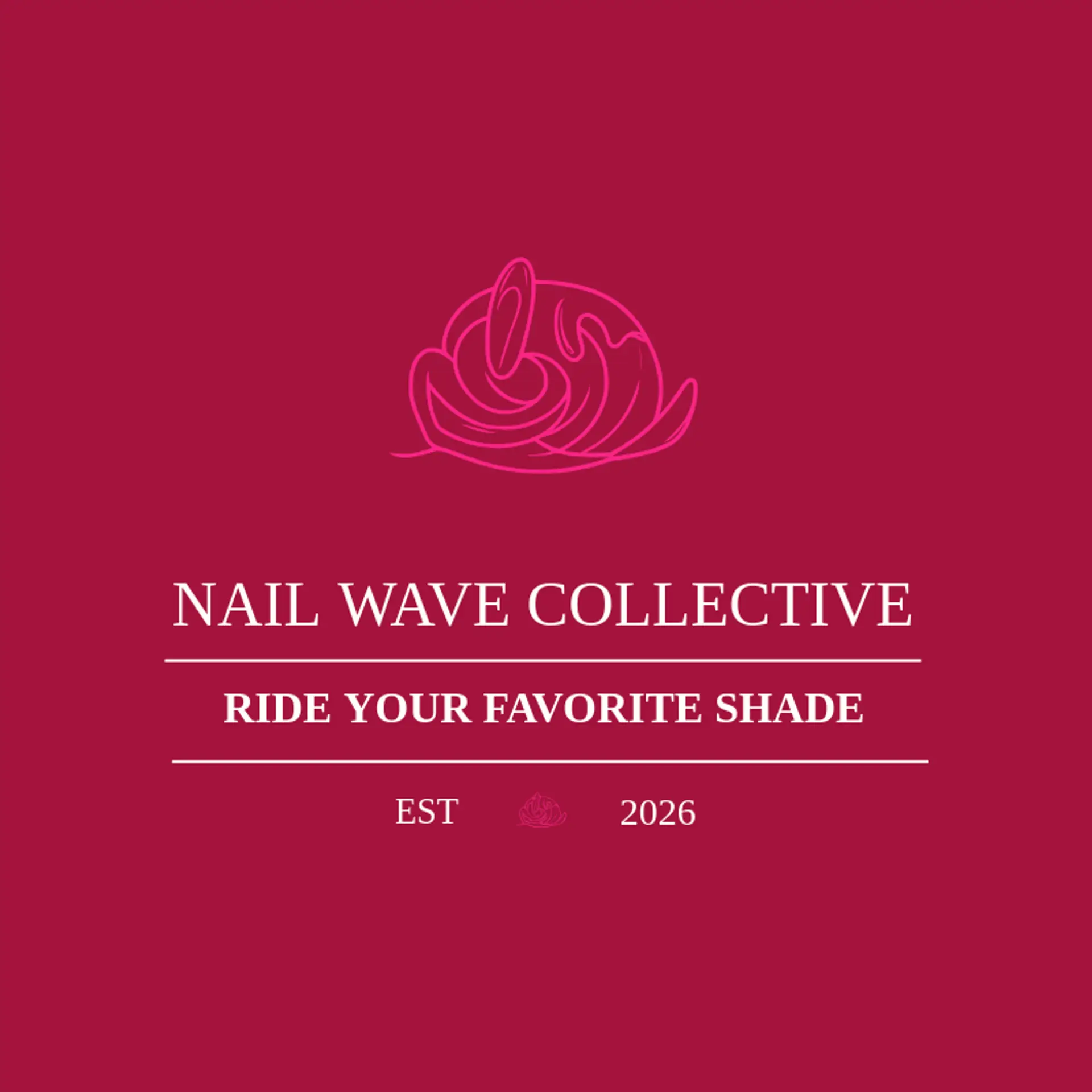 Nail Wave Collective logo for nails