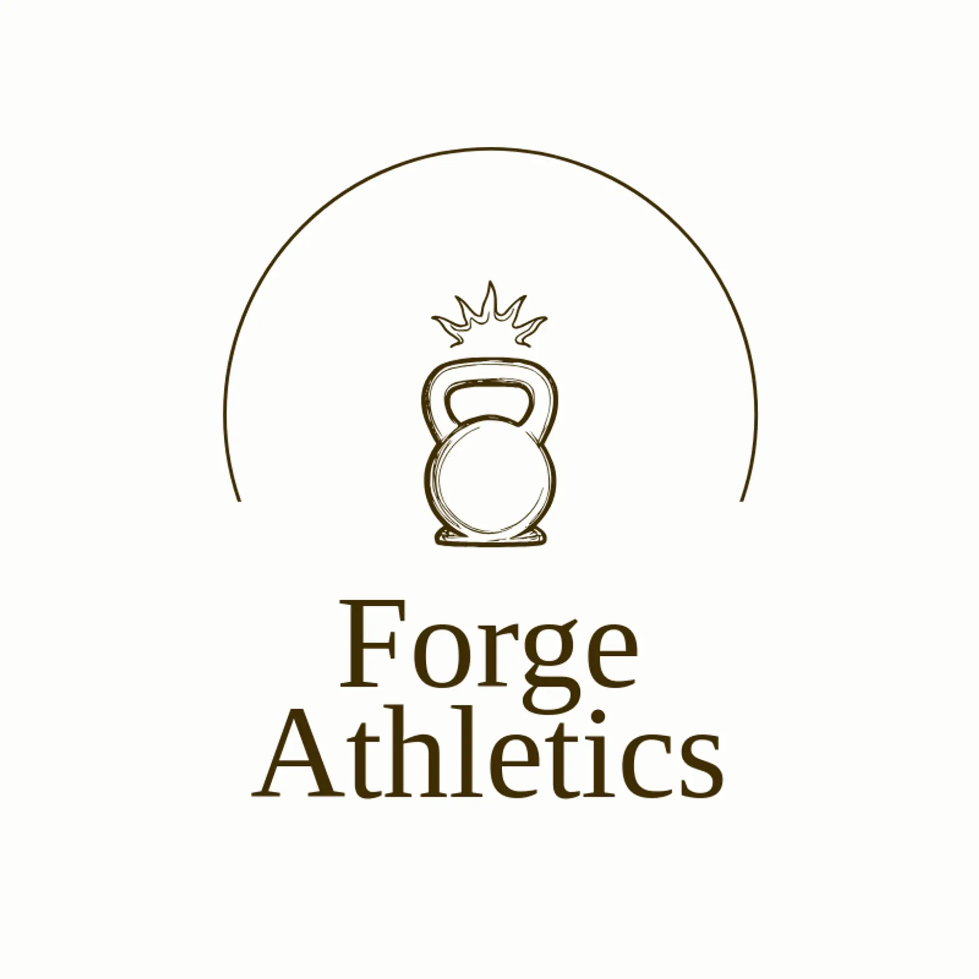 Forge Athletics logo for weightlifting