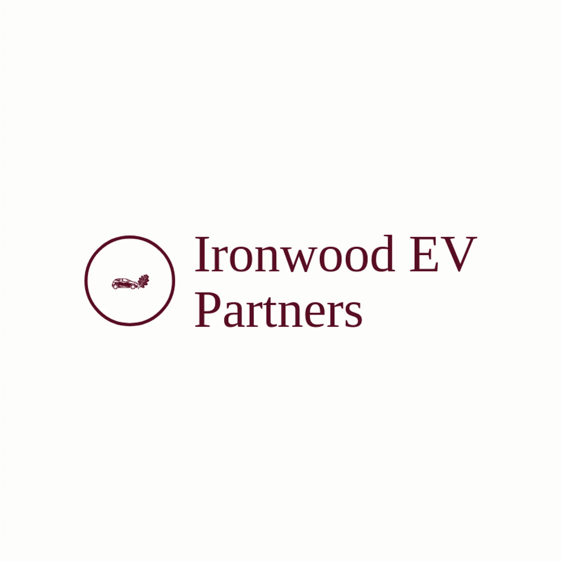 Ironwood EV Partners logo for electric car