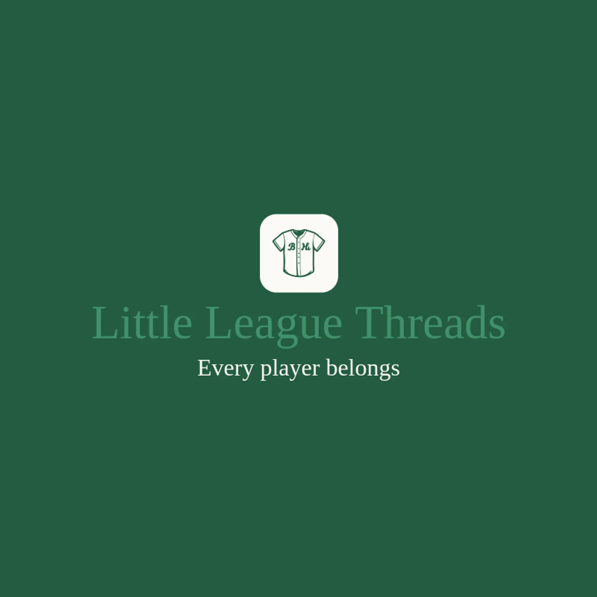 Little League Threads logo for uniform