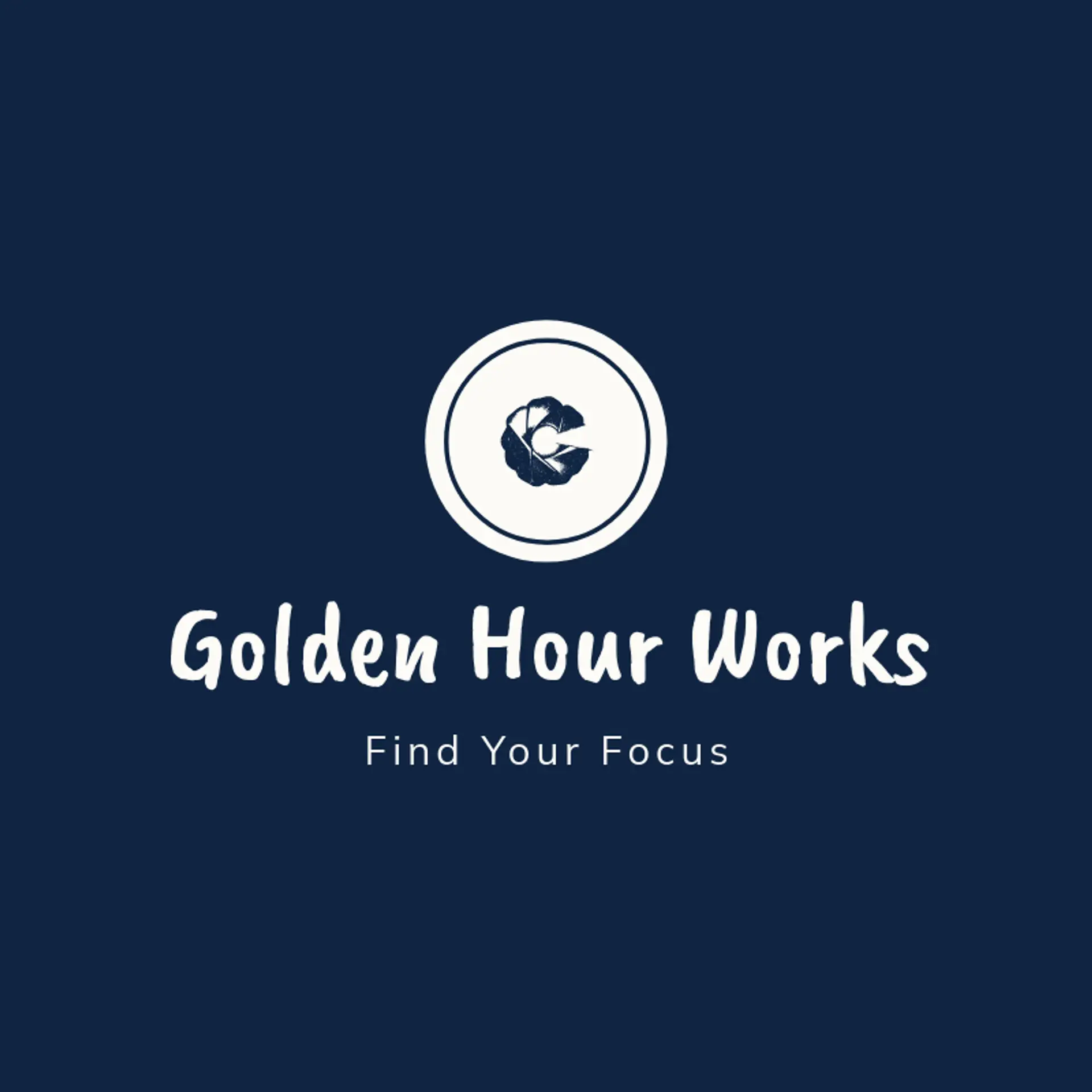 Golden Hour Works logo for studio