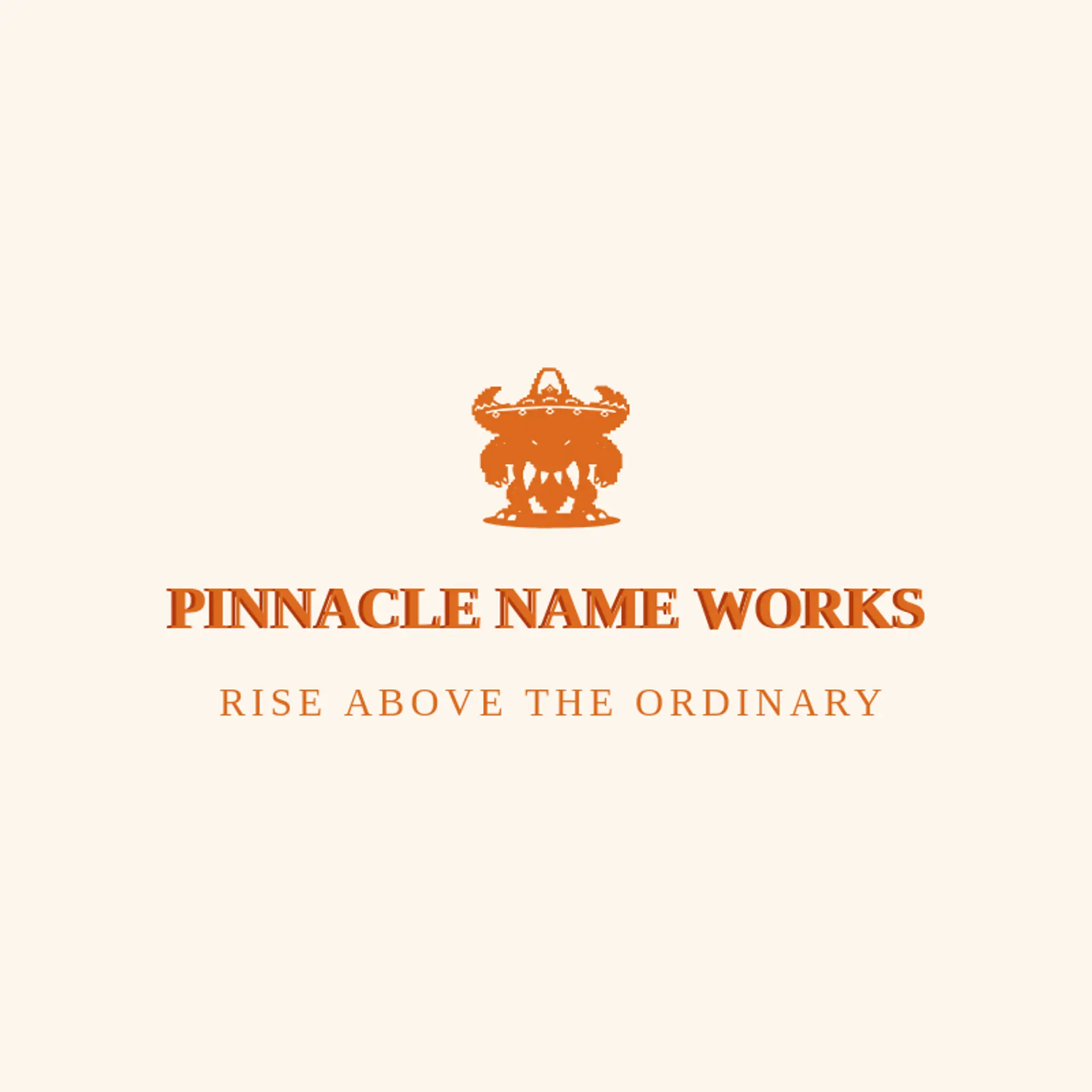 Pinnacle Name Works logo for boss