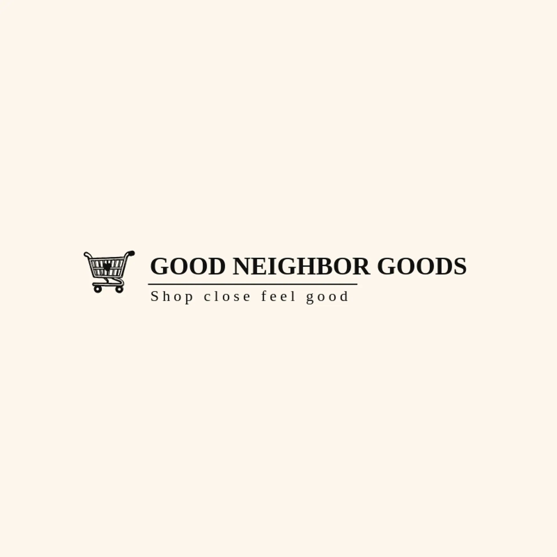 Good Neighbor Goods logo for cart