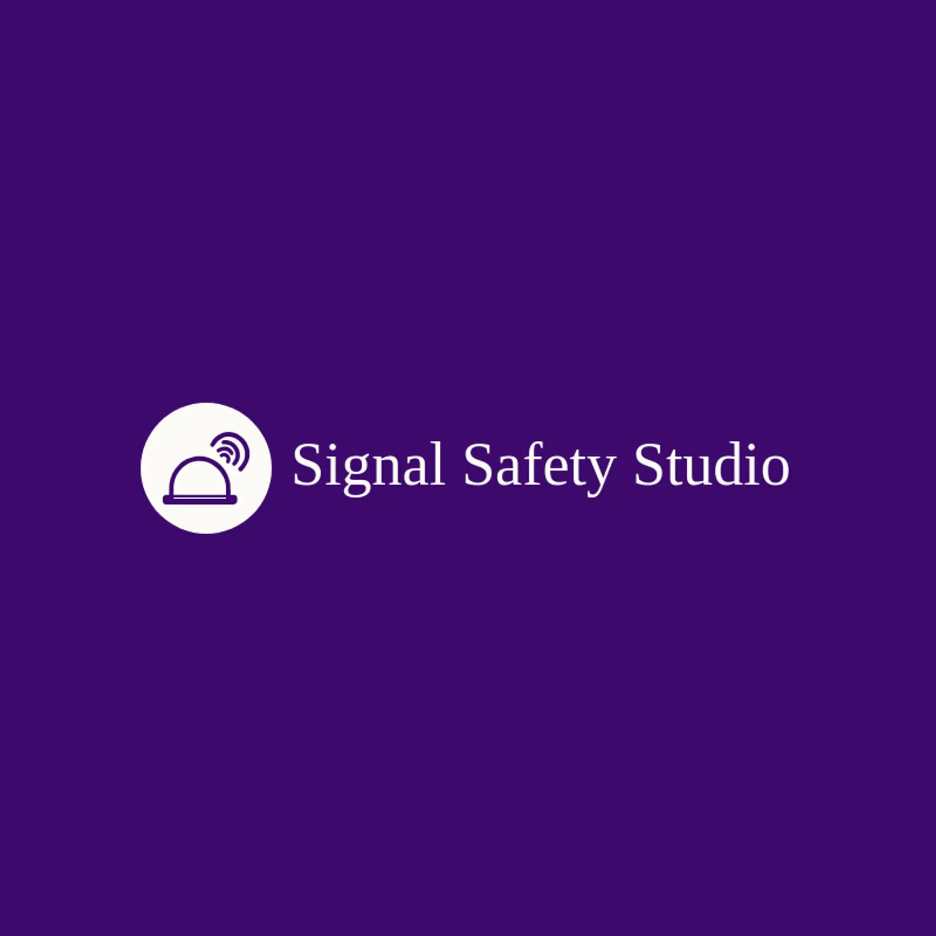 Signal Safety Studio logo for safety