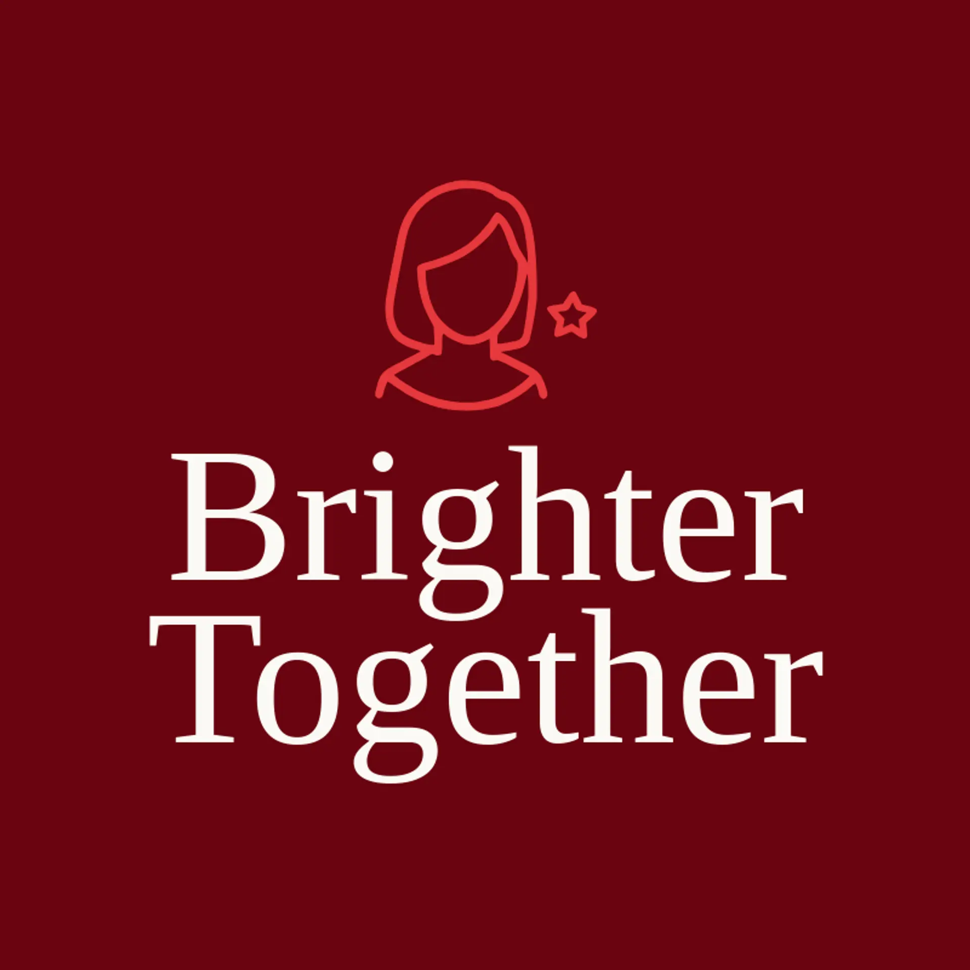 Brighter Together logo for woman