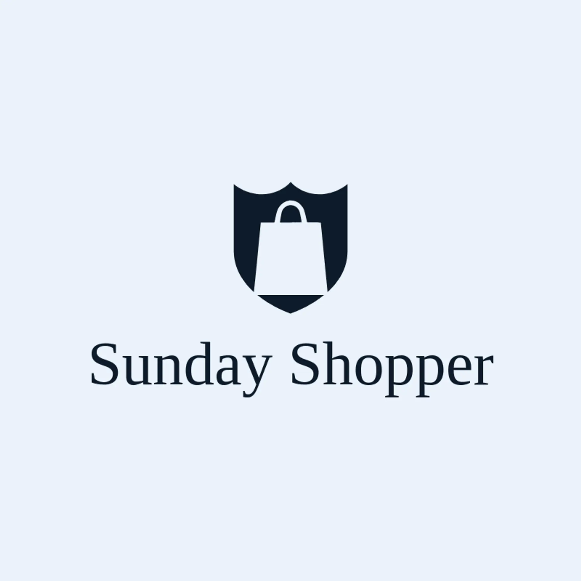 Sunday Shopper logo for shopping bag
