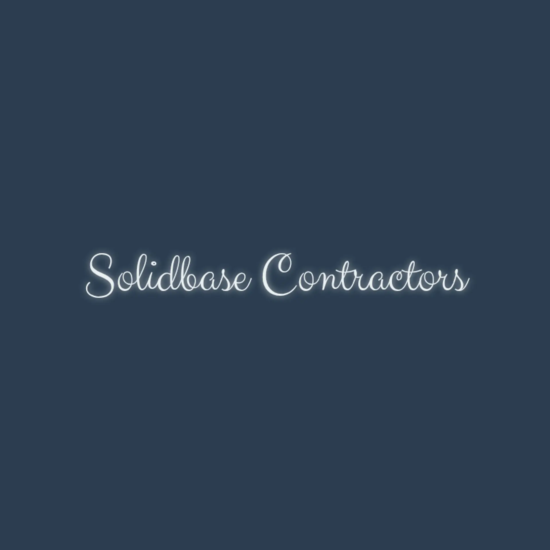 SolidBase Contractors logo for construction