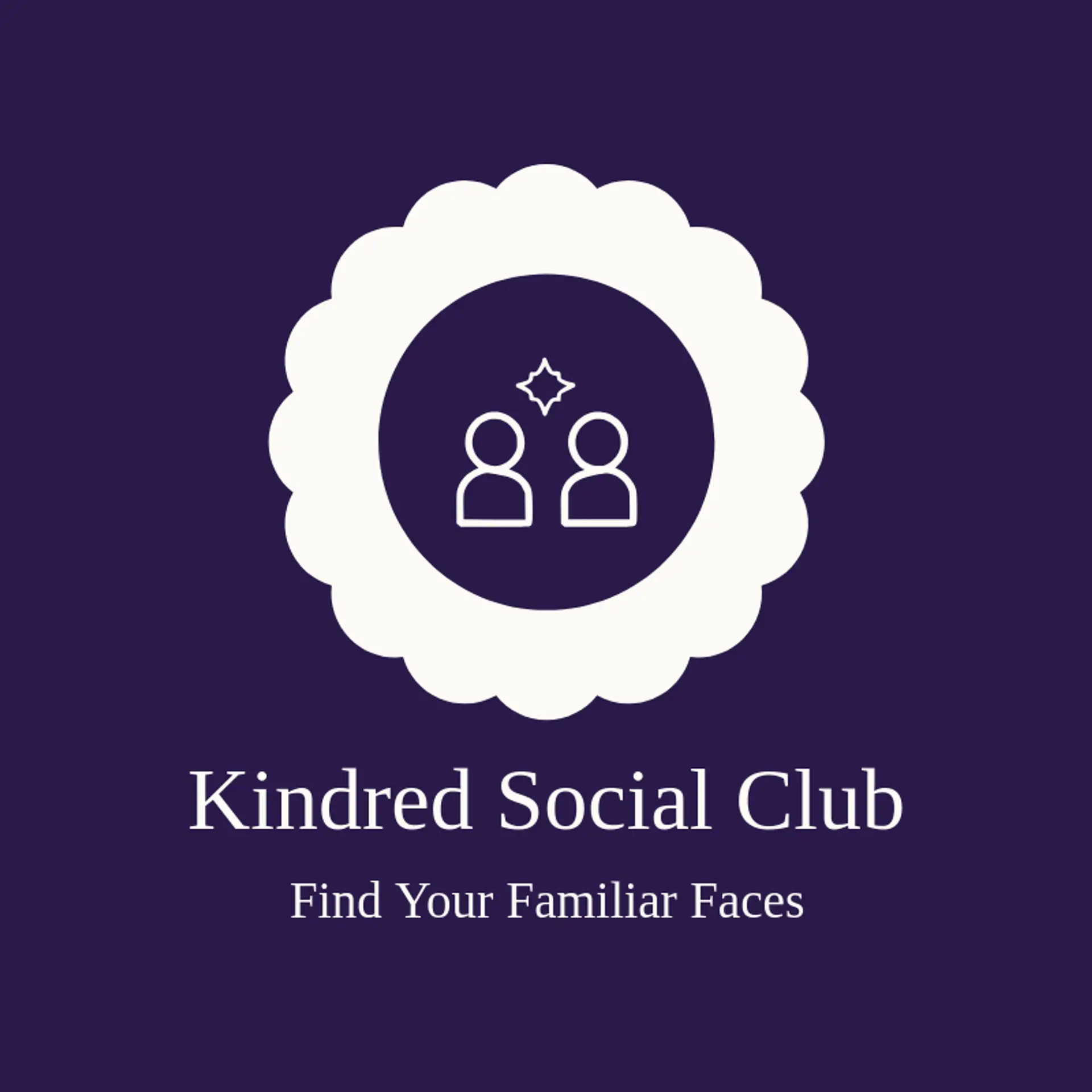 Kindred Social Club logo for social club
