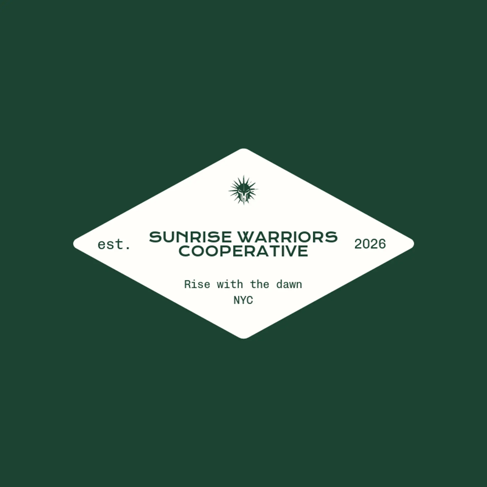 Sunrise Warriors Cooperative logo for warrior