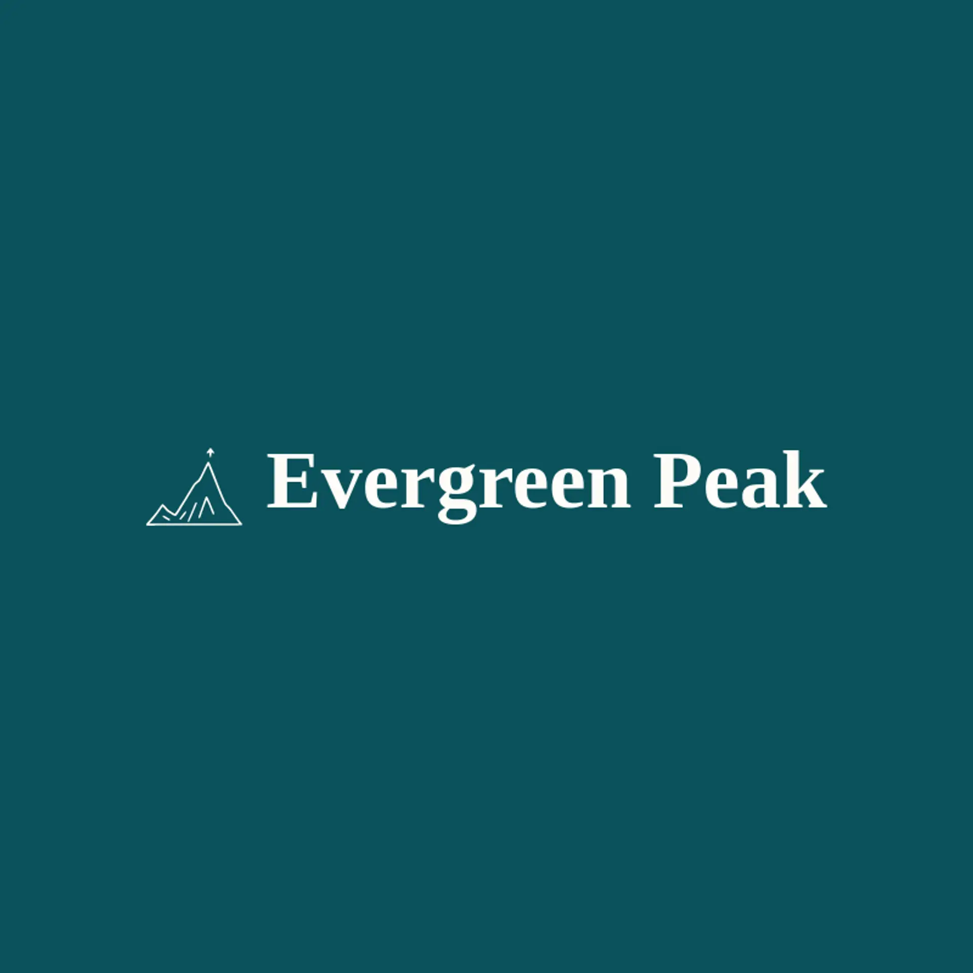 Evergreen Peak logo for peak