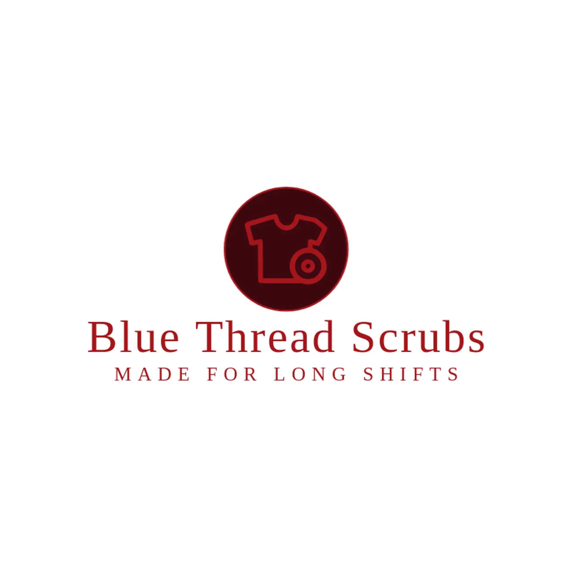 Blue Thread Scrubs logo for scrub