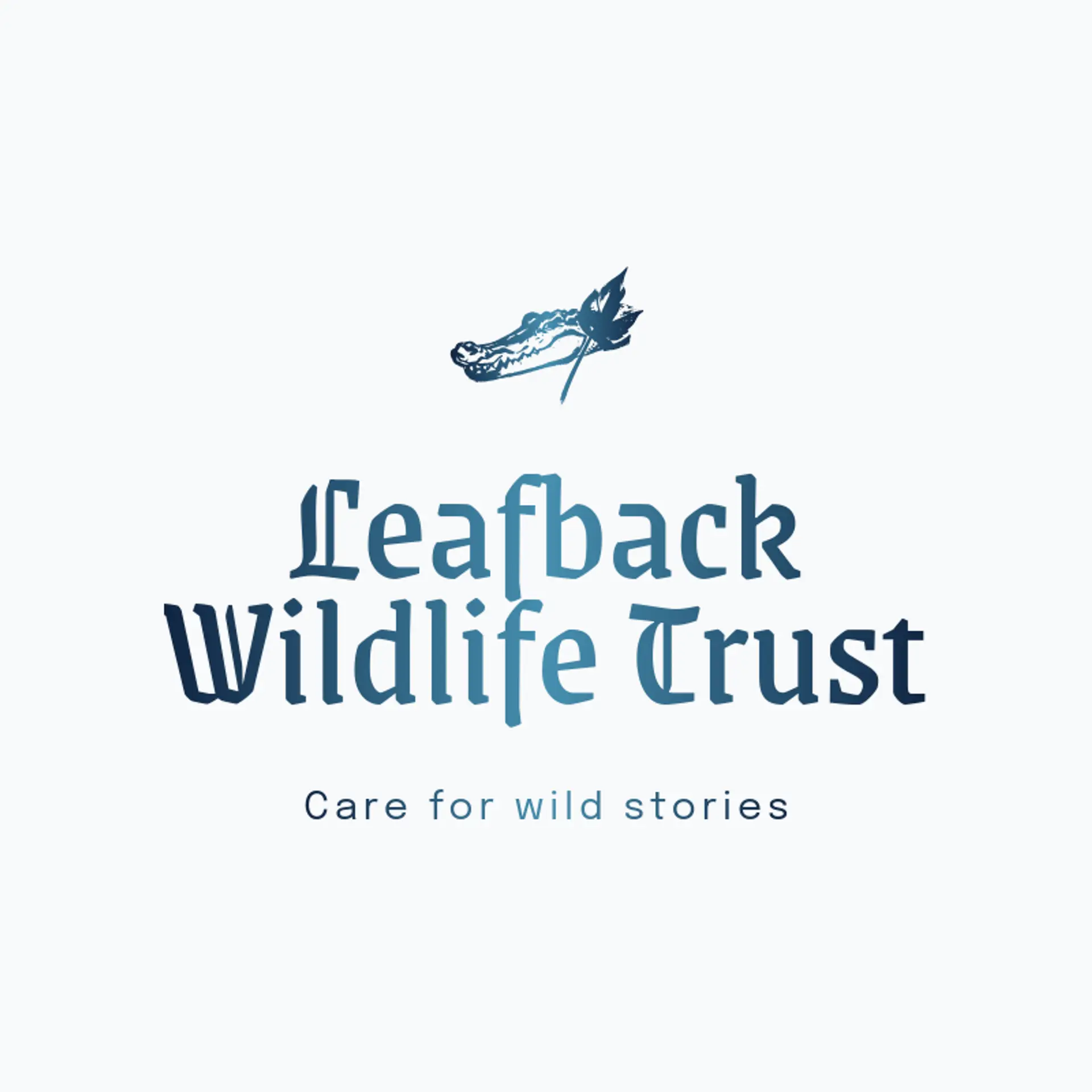 Leafback Wildlife Trust logo for crocodile