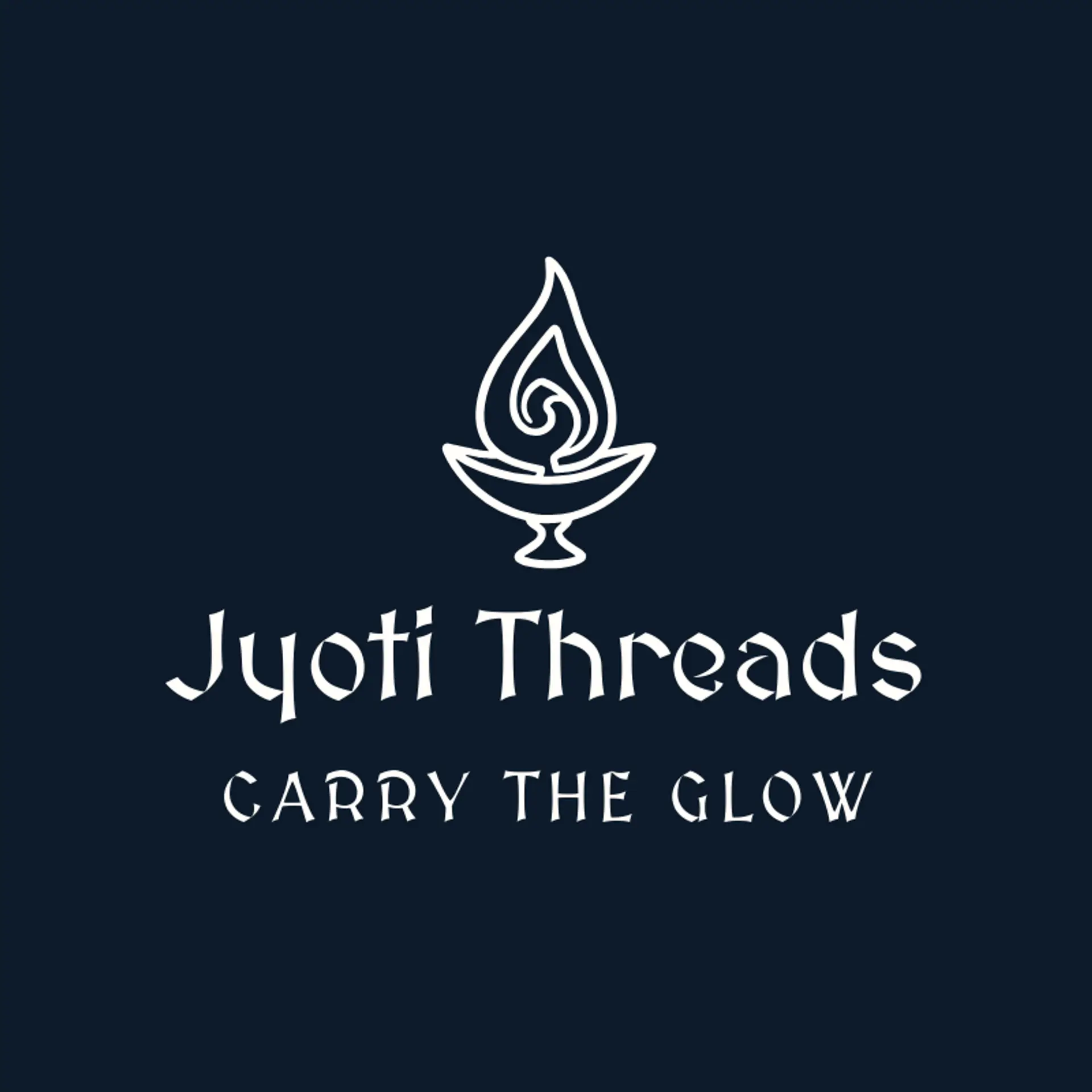 Jyoti Threads logo for saree