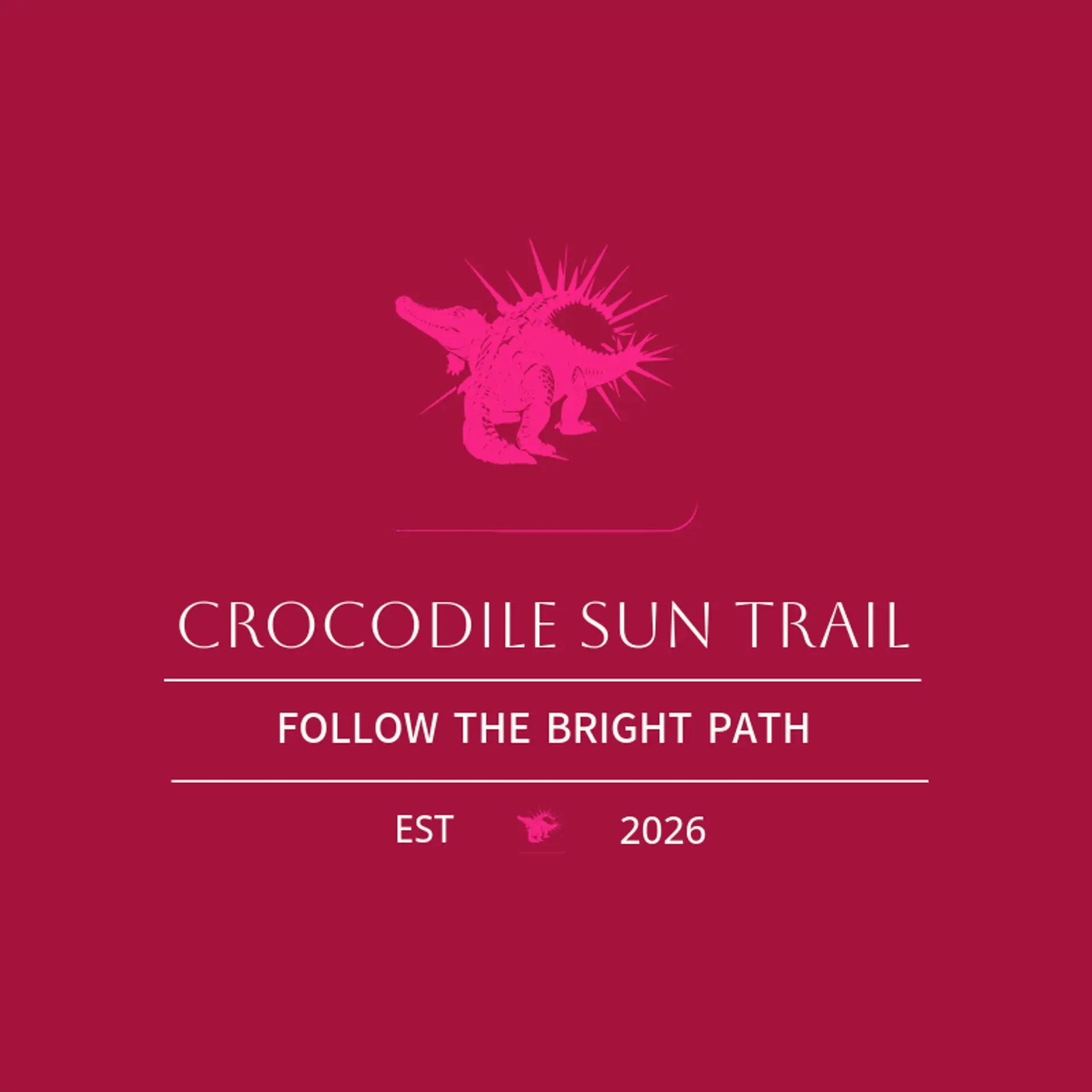 Crocodile Sun Trail logo for crocodile