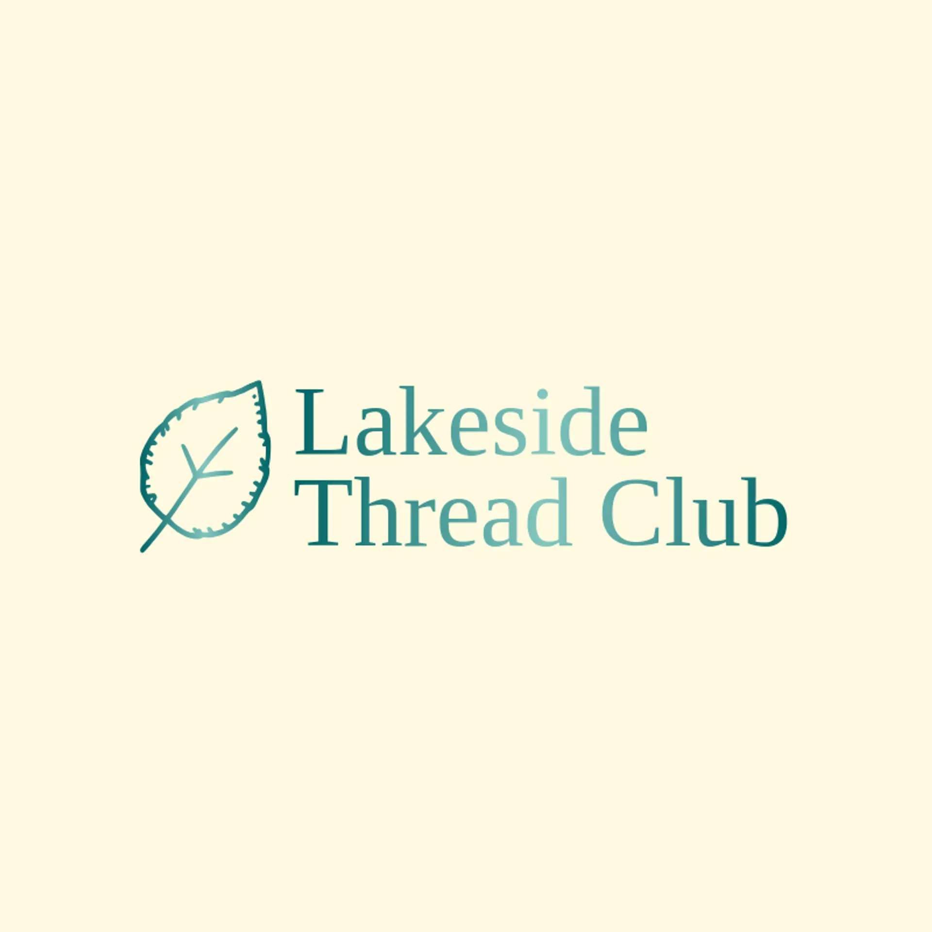 Lakeside Thread Club logo for patch