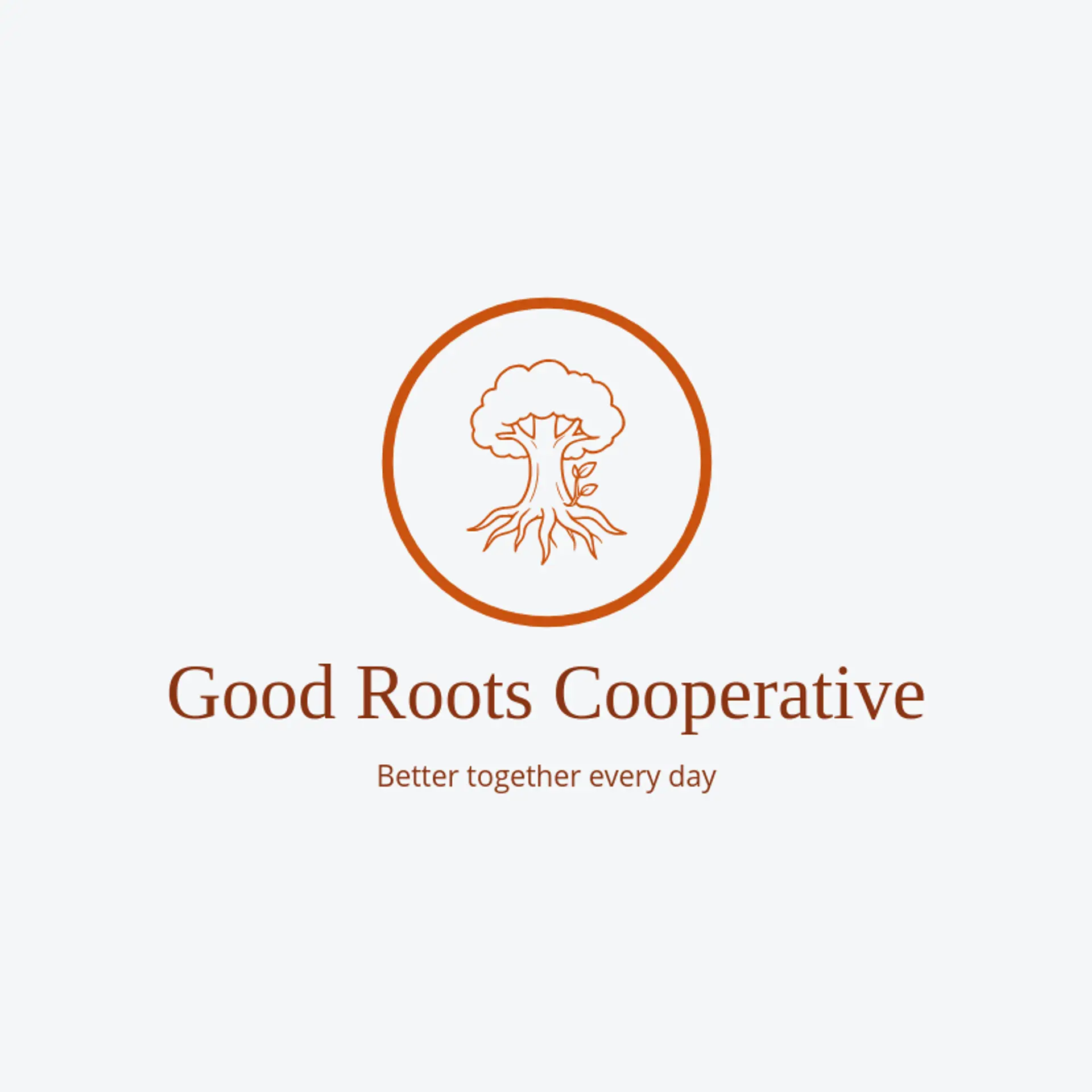 Good Roots Cooperative logo for sustainability