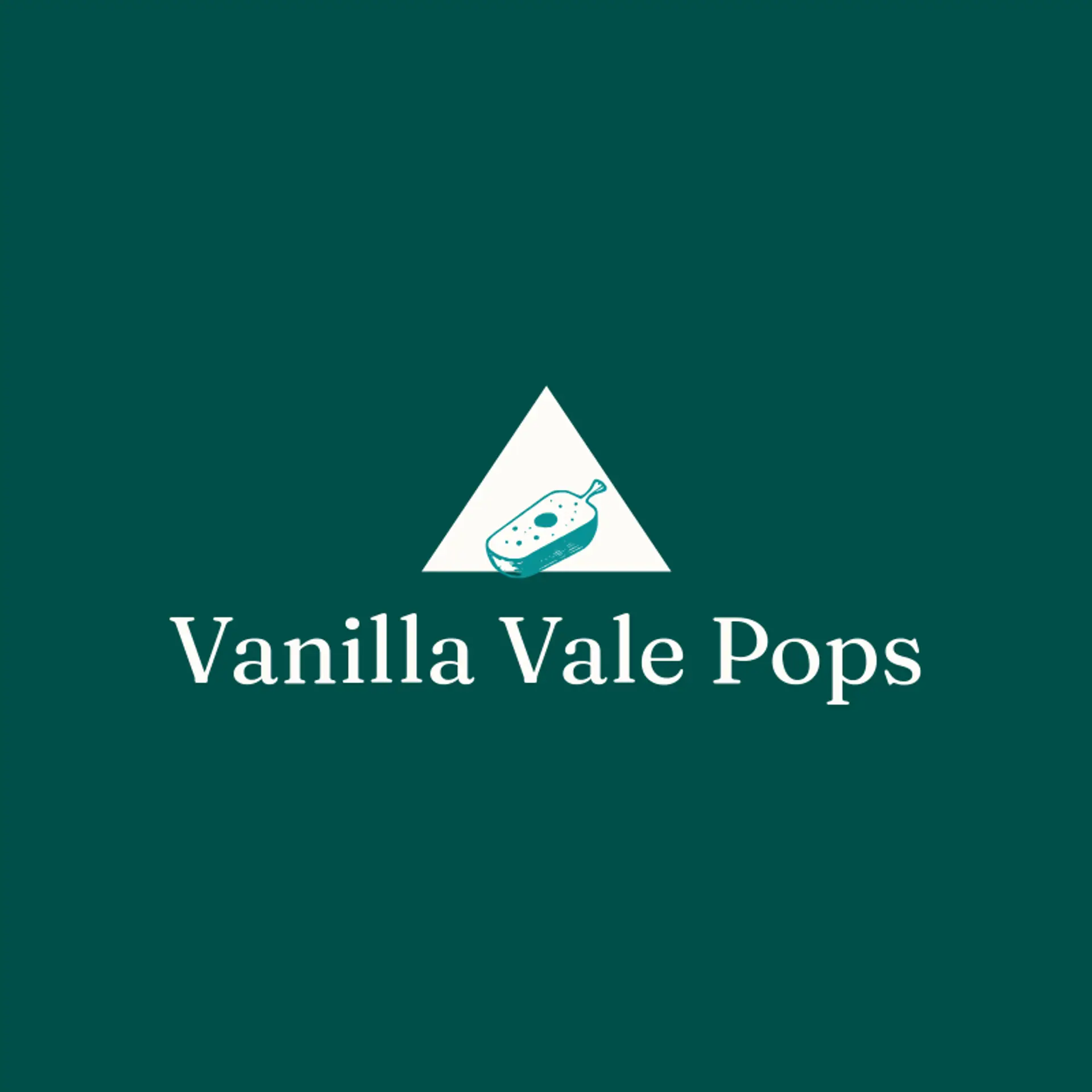 Vanilla Vale Pops logo for popsicle