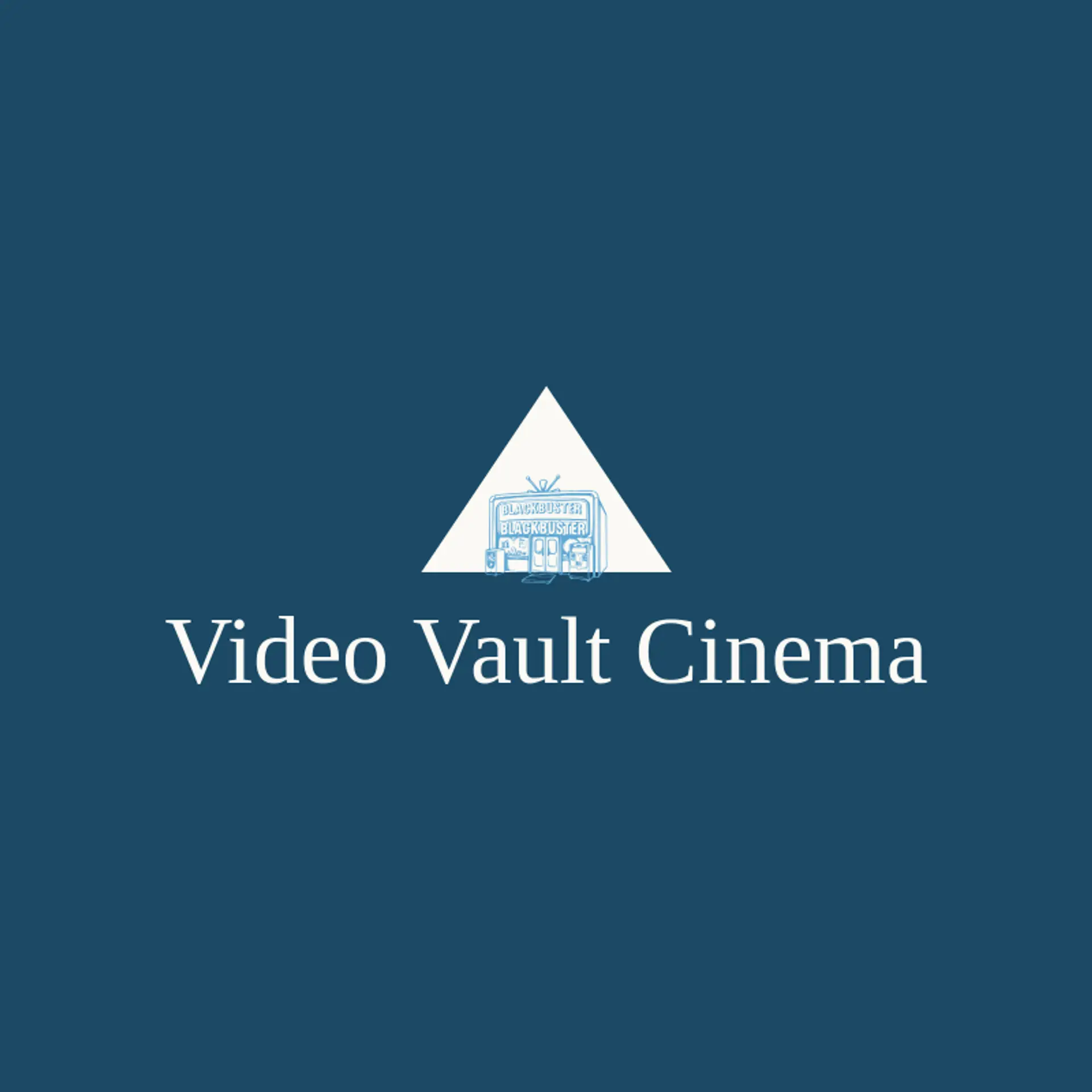 Video Vault Cinema logo for blockbuster