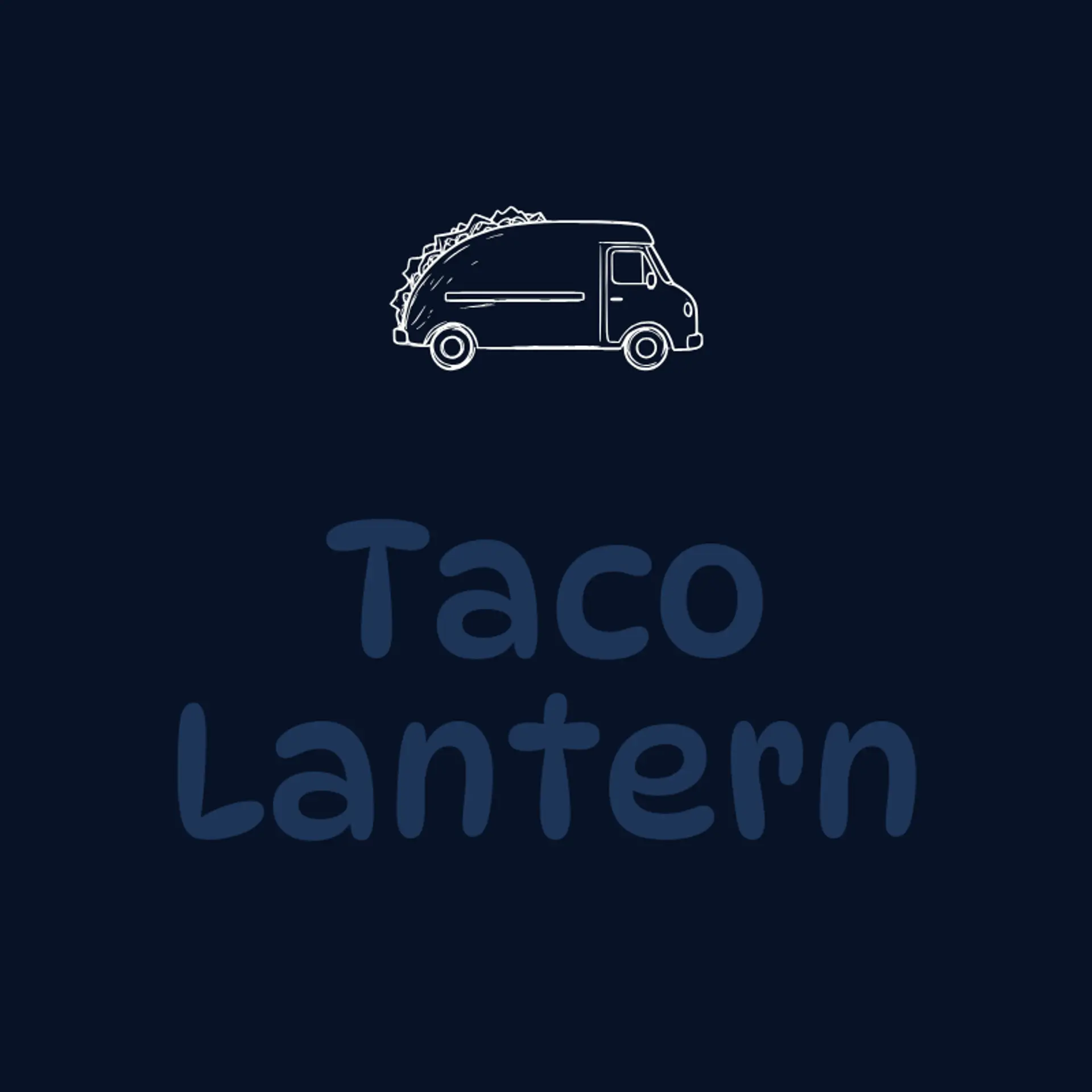 Taco Lantern logo for food truck