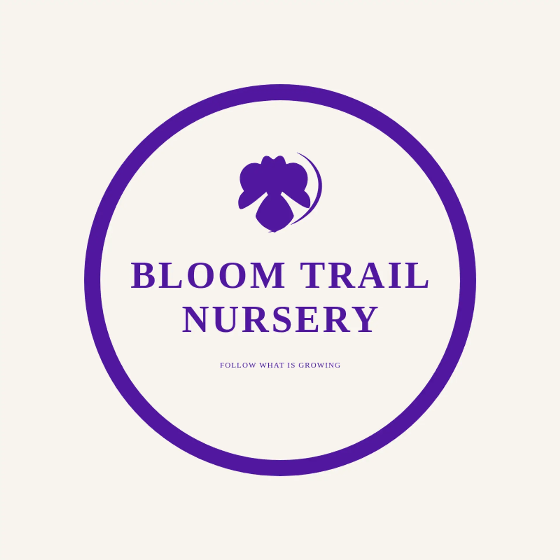 Bloom Trail Nursery logo for iris